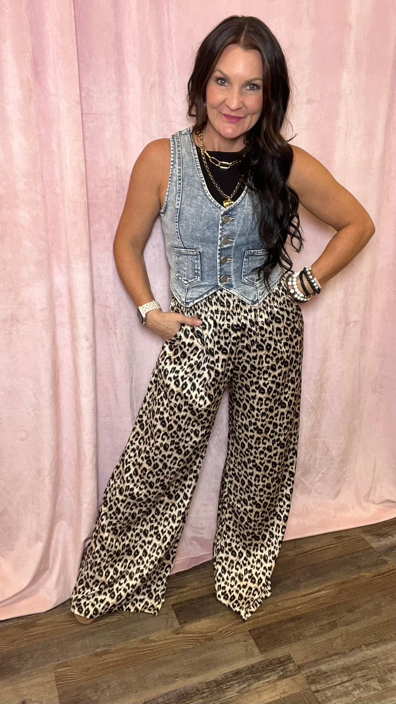 Up Town Chic Leopard Pants