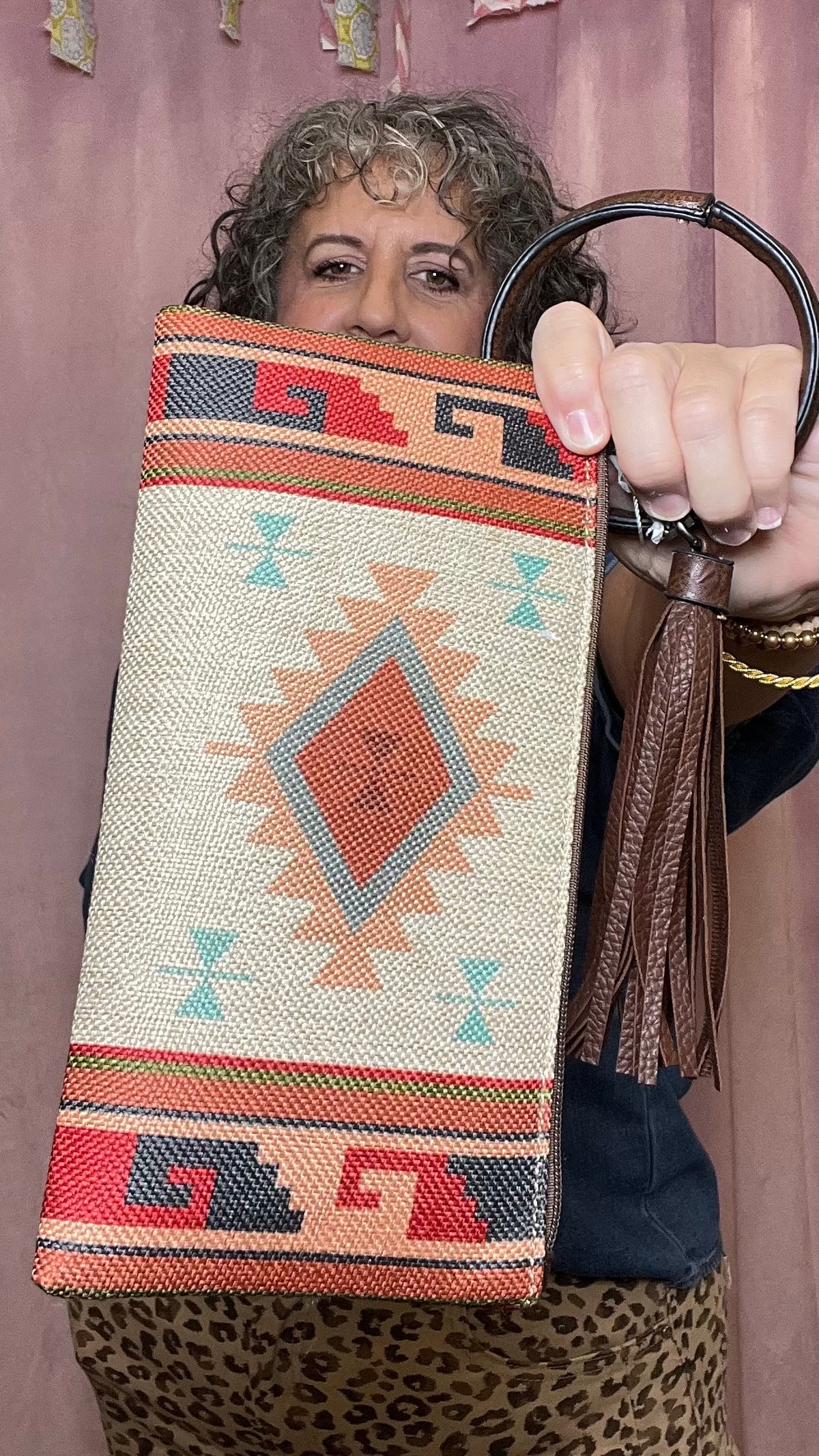 The Boho Tassel Wristlet