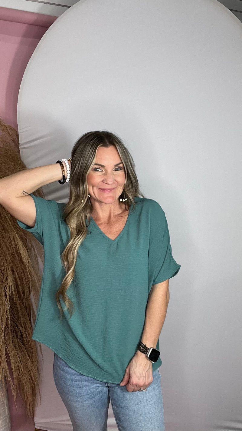 4561 Forest Ruth Top-Blouses-Broken Boutique-Palestine-TX