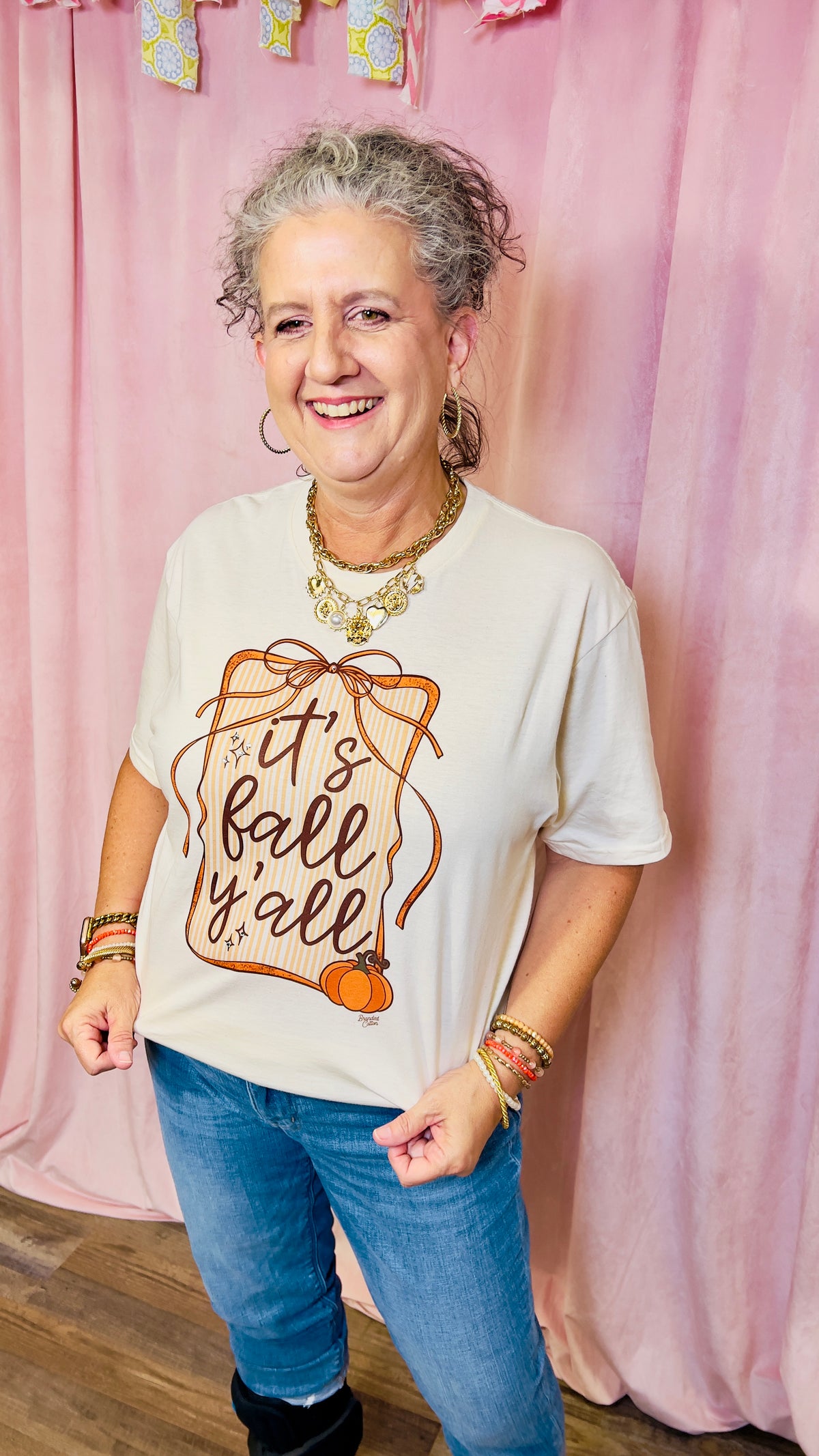 It's Fall Y'all Tee-Graphic Tees-Broken Boutique
