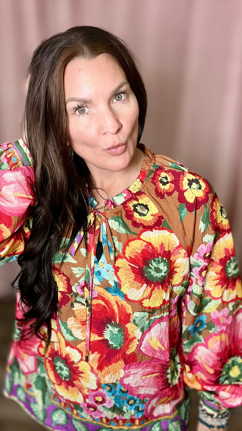 Fleur Frenzy Blouse