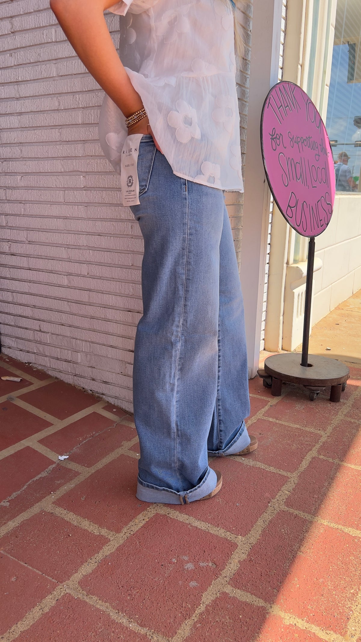 3-5975 Medium Wash Tara Risen Jeans-Jeans-Broken Boutique-Palestine-TX