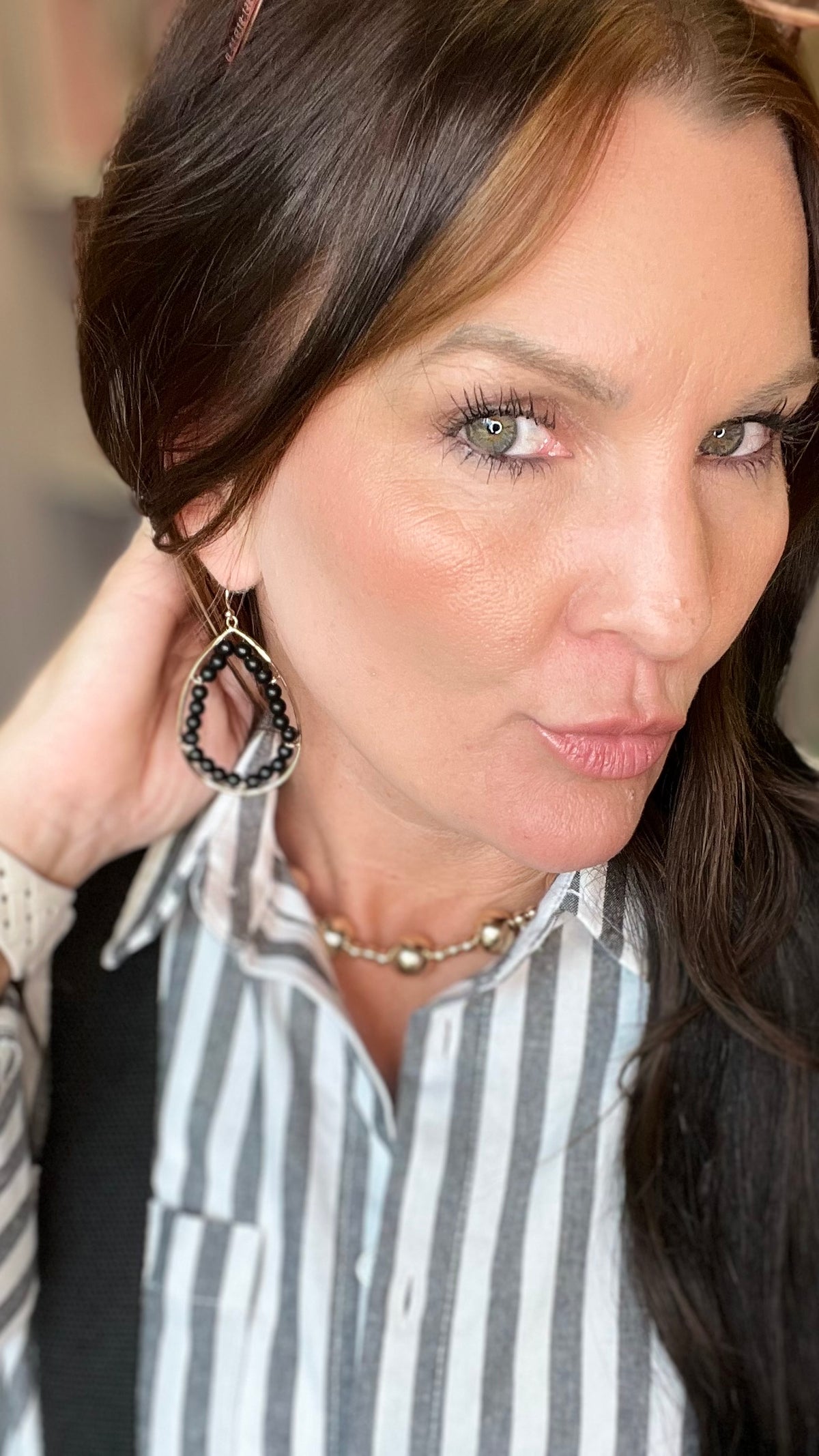 Midnight Teardrop Earrings