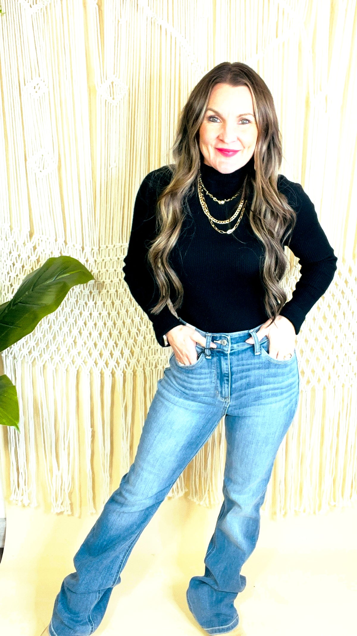 1-82515 Boot Cut Judy Blue Jeans-Jeans-Broken Boutique-Palestine-TX