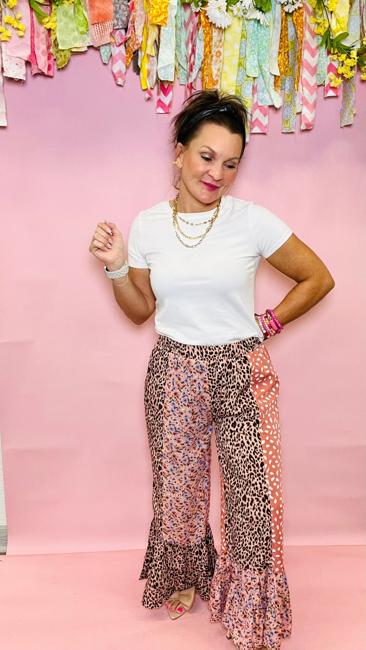 Salmon Kait Crop Pants-Crop Pants-Broken Boutique-Palestine-TX