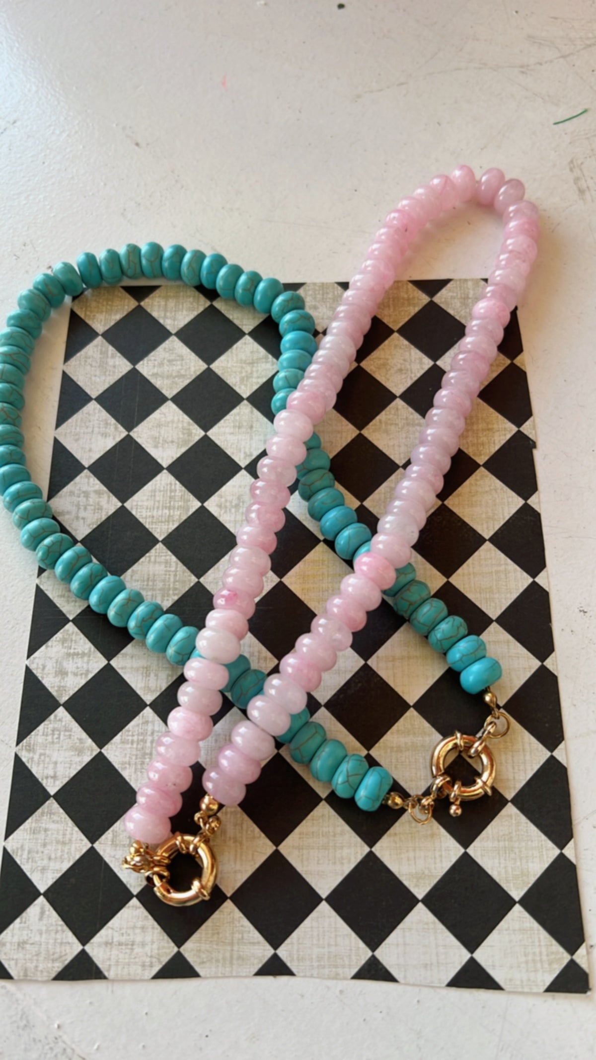 Gemstone Glow Necklace-Accessories-Broken Boutique
