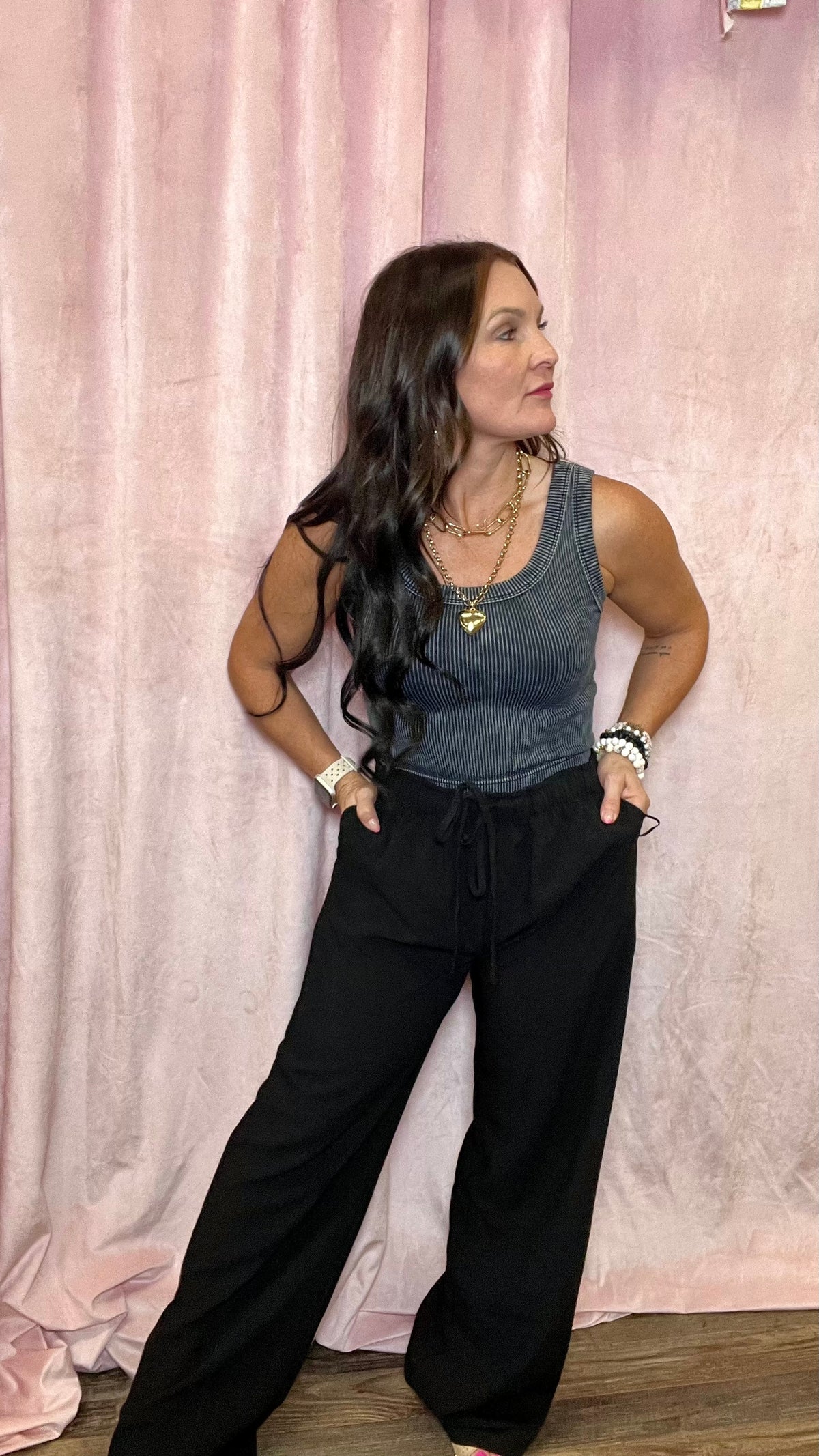 Black Tie Trouser Pants