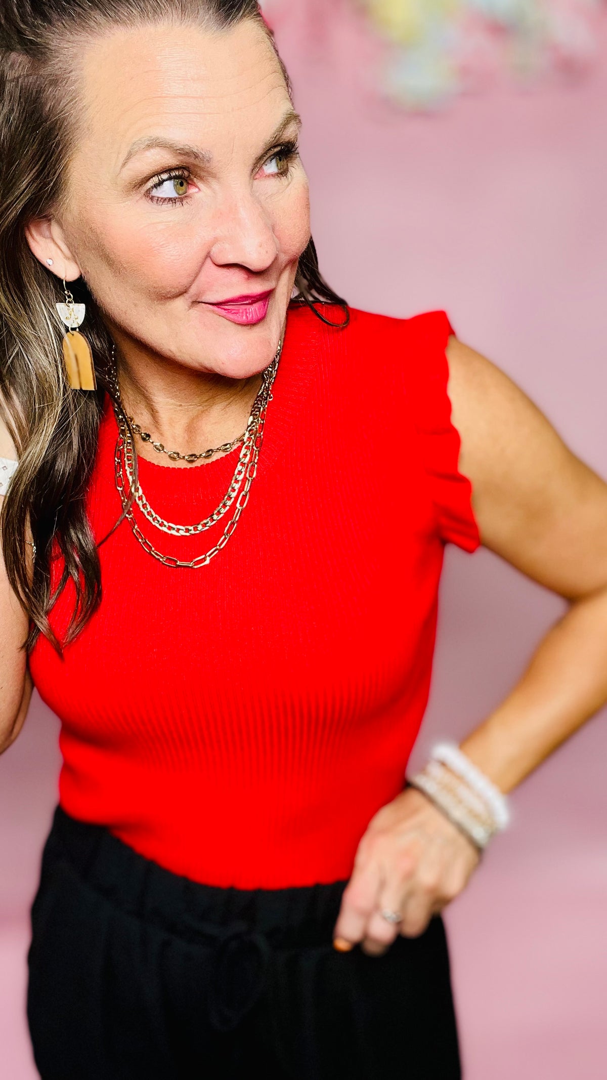 Ruby Gracie Sweater Top-sleeveless-Broken Boutique-Palestine-TX