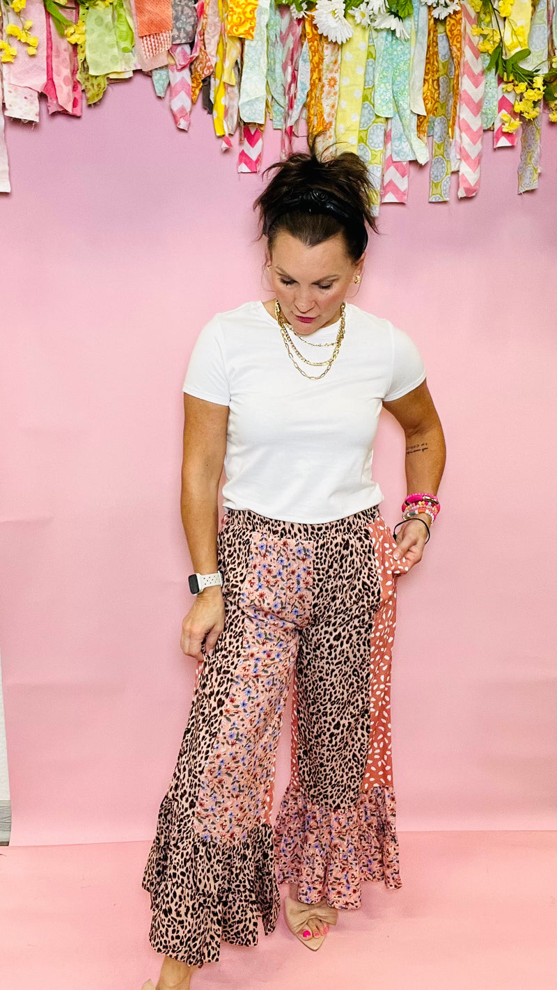 Salmon Kait Crop Pants-Crop Pants-Broken Boutique-Palestine-TX