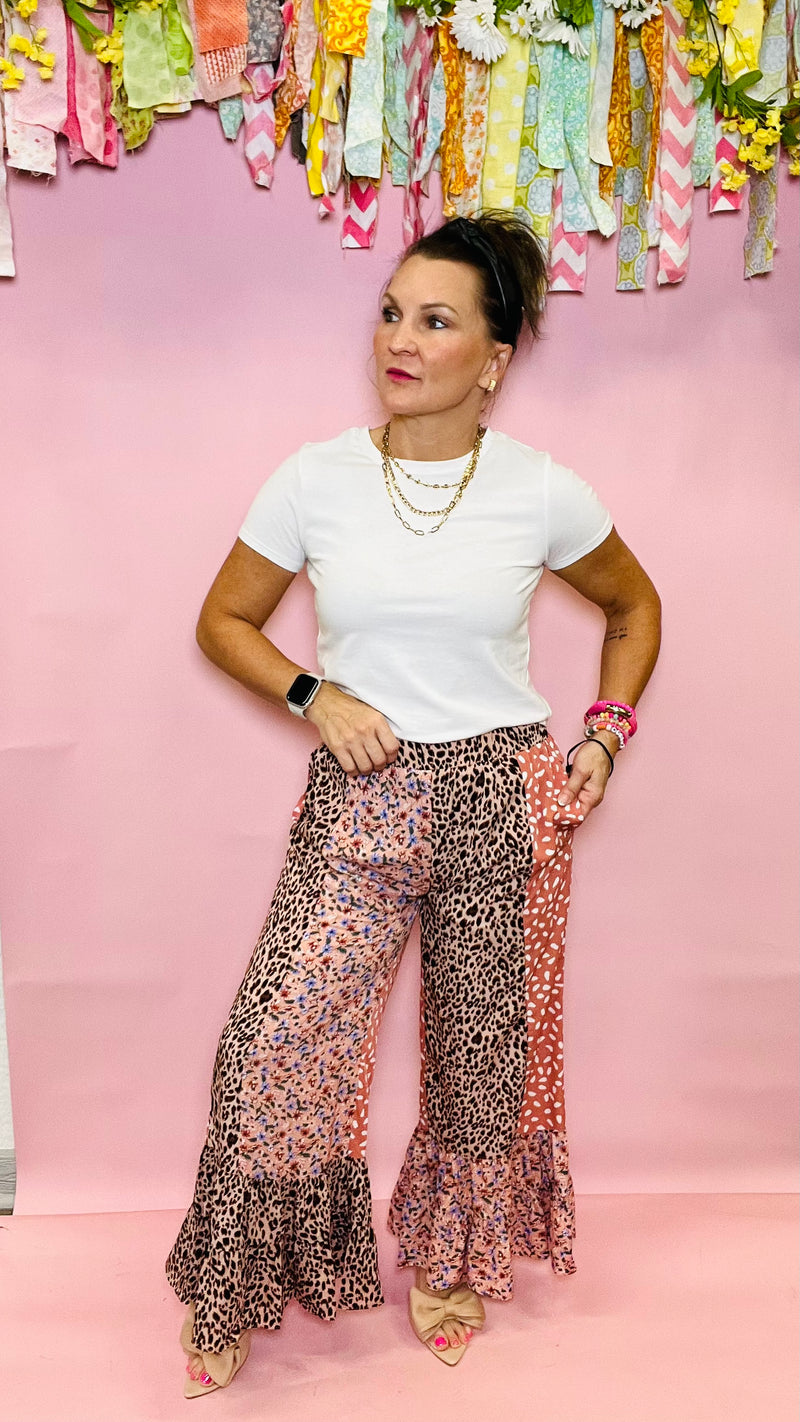 Salmon Kait Crop Pants-Crop Pants-Broken Boutique-Palestine-TX