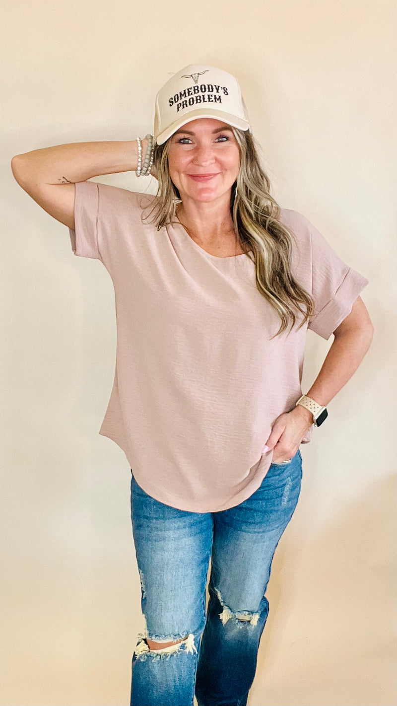 Latte Celine Top-Blouses-Broken Boutique-Palestine-TX