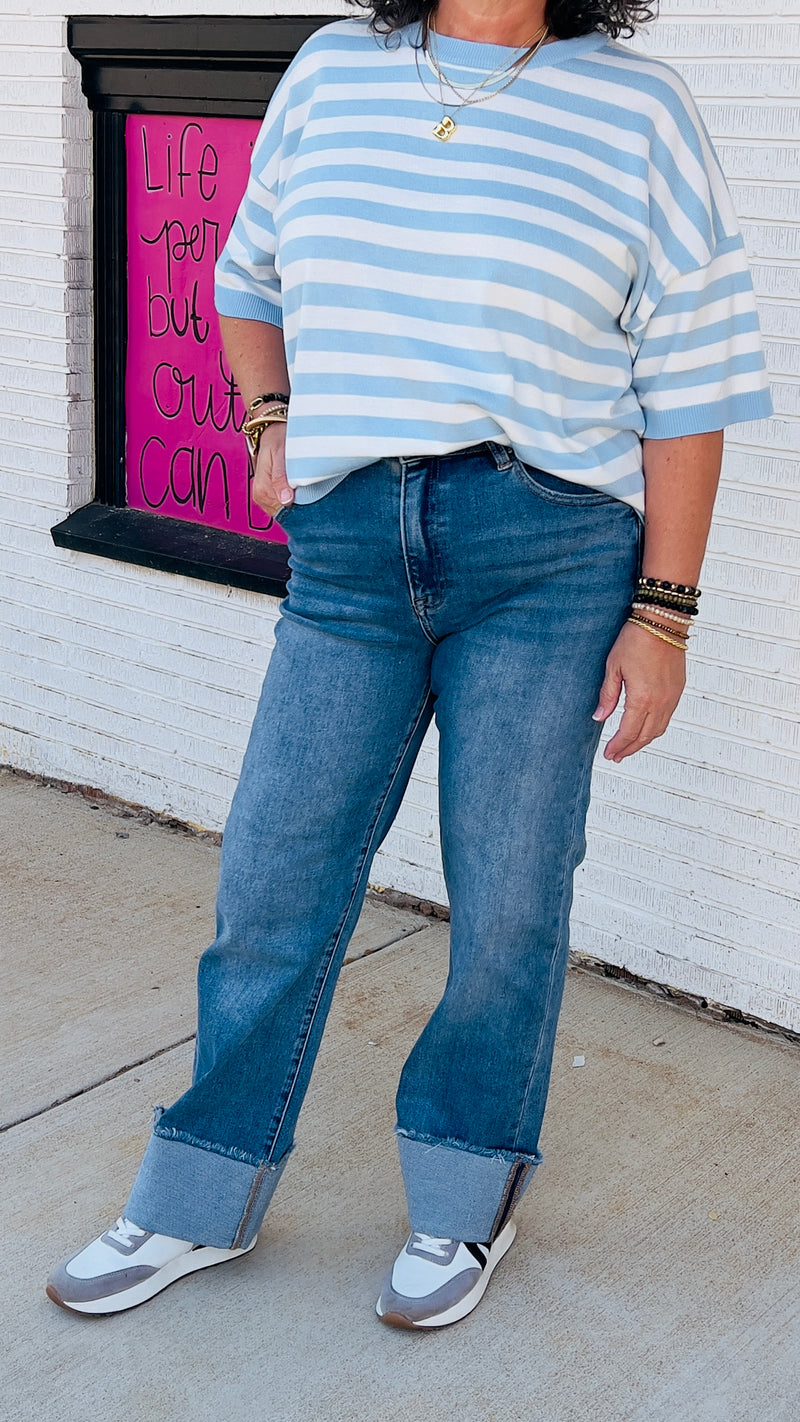 Midnight Risen High Rise Relaxed Jean