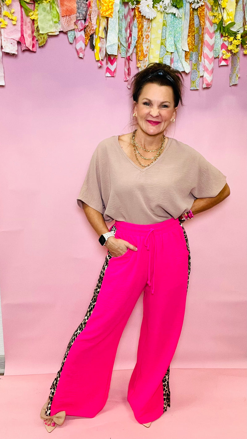 Prowl Pants in Hot Pink-Bottoms-Broken Boutique-Palestine-TX