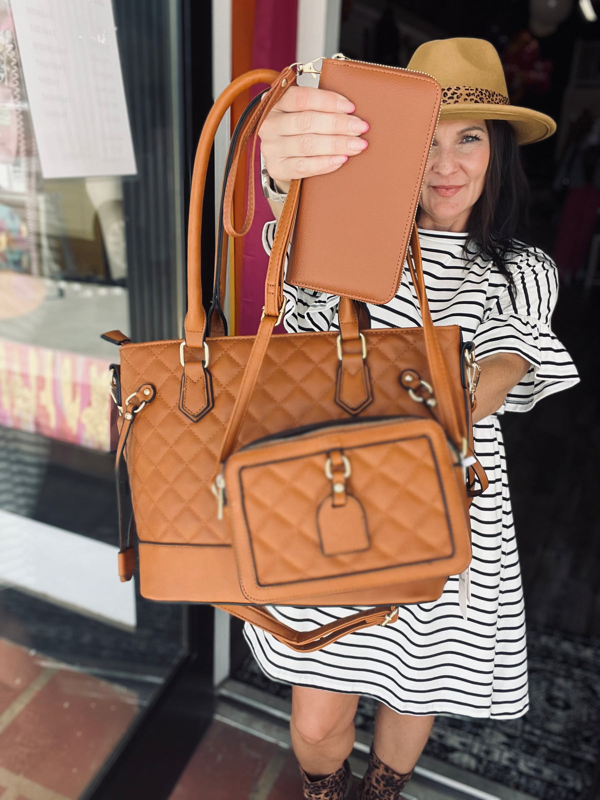 The Classic Quilted Set-Accessories-Broken Boutique