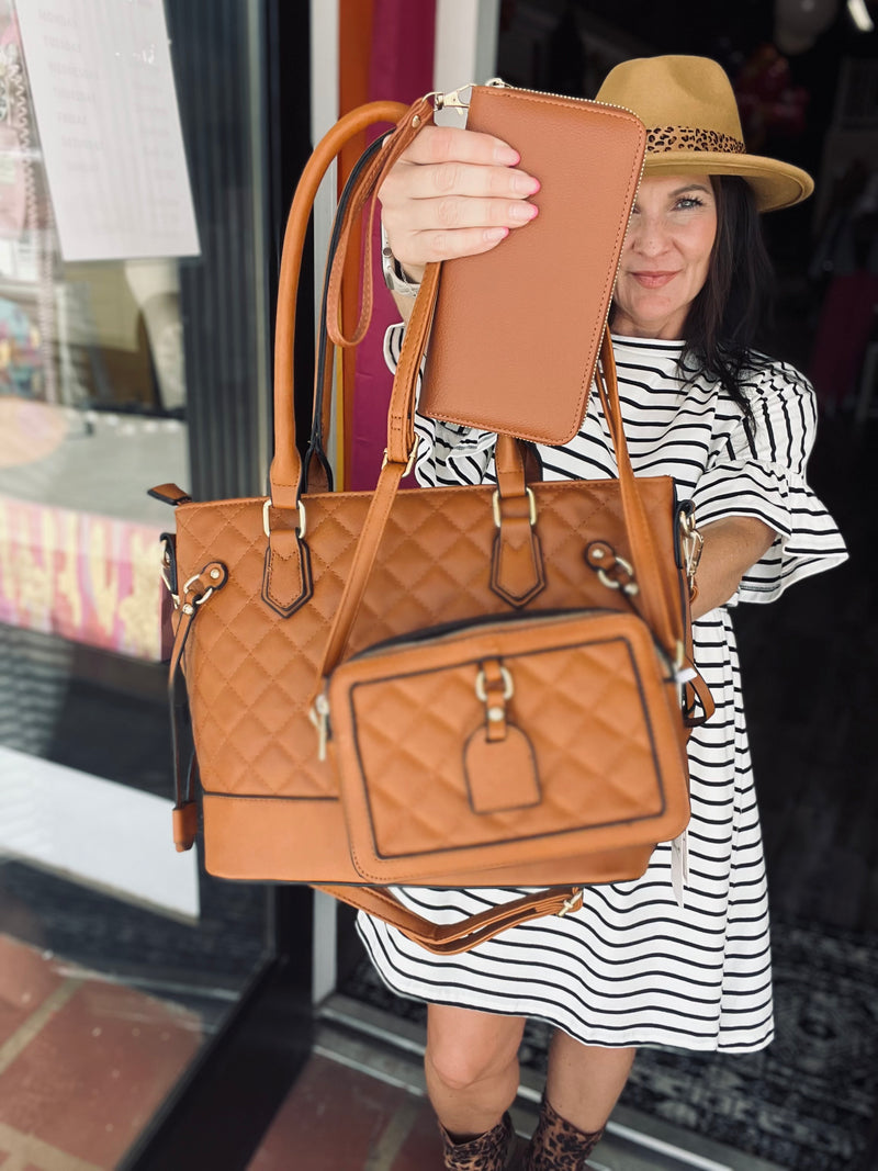 The Classic Quilted Set-Accessories-Broken Boutique