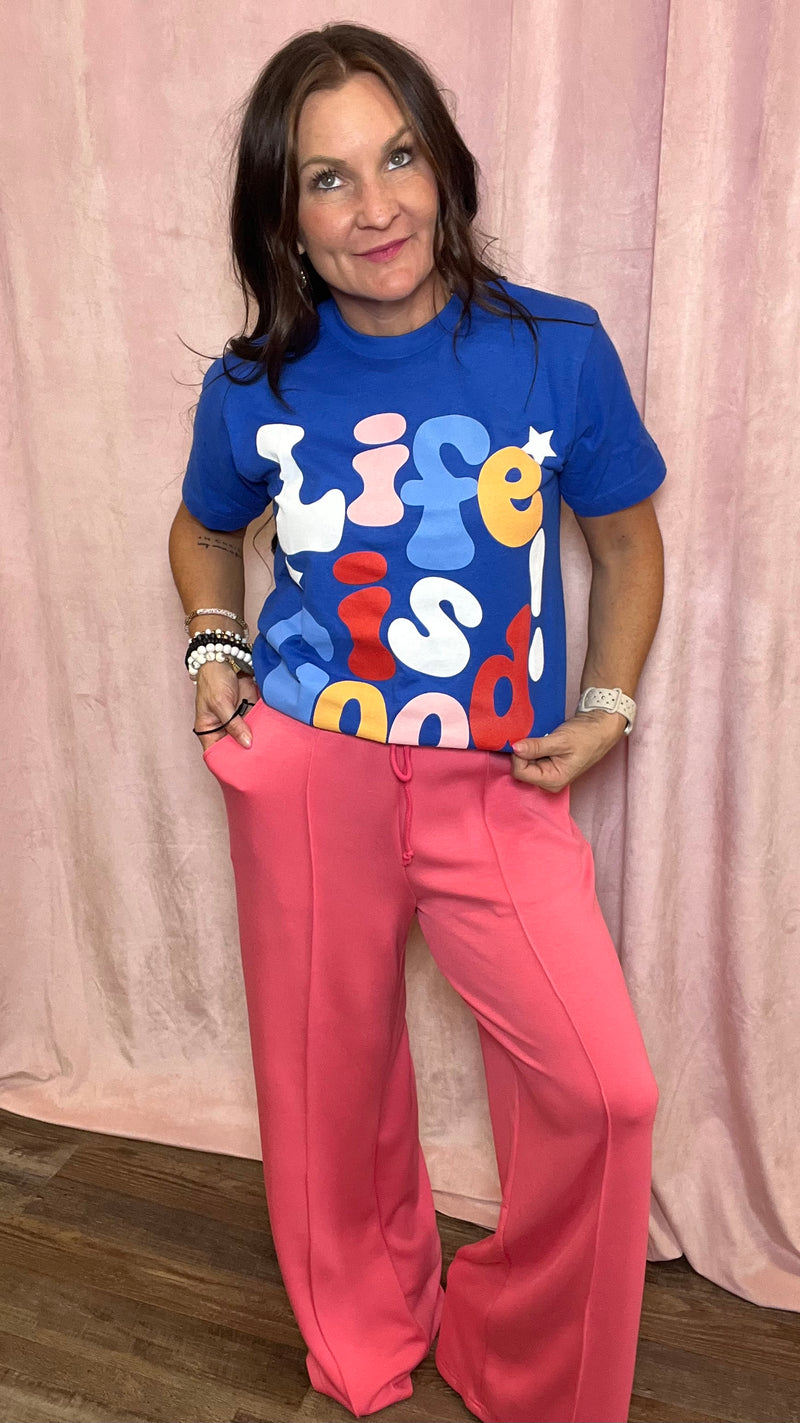 The Dreamy Taffy Pink Day Pants