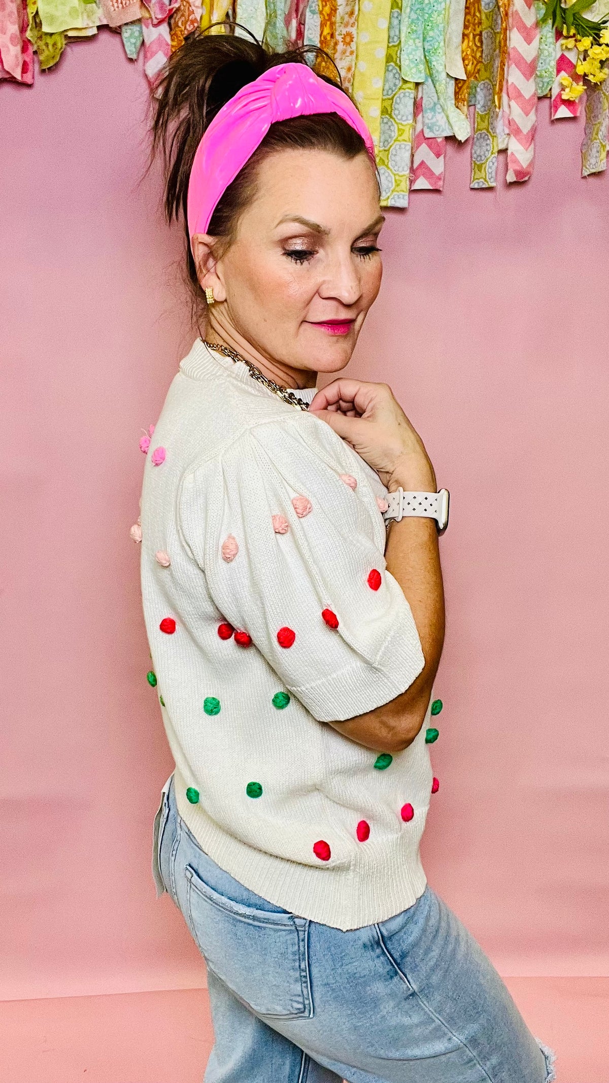 Darlin Dot Top-Top-Broken Boutique-Palestine-TX