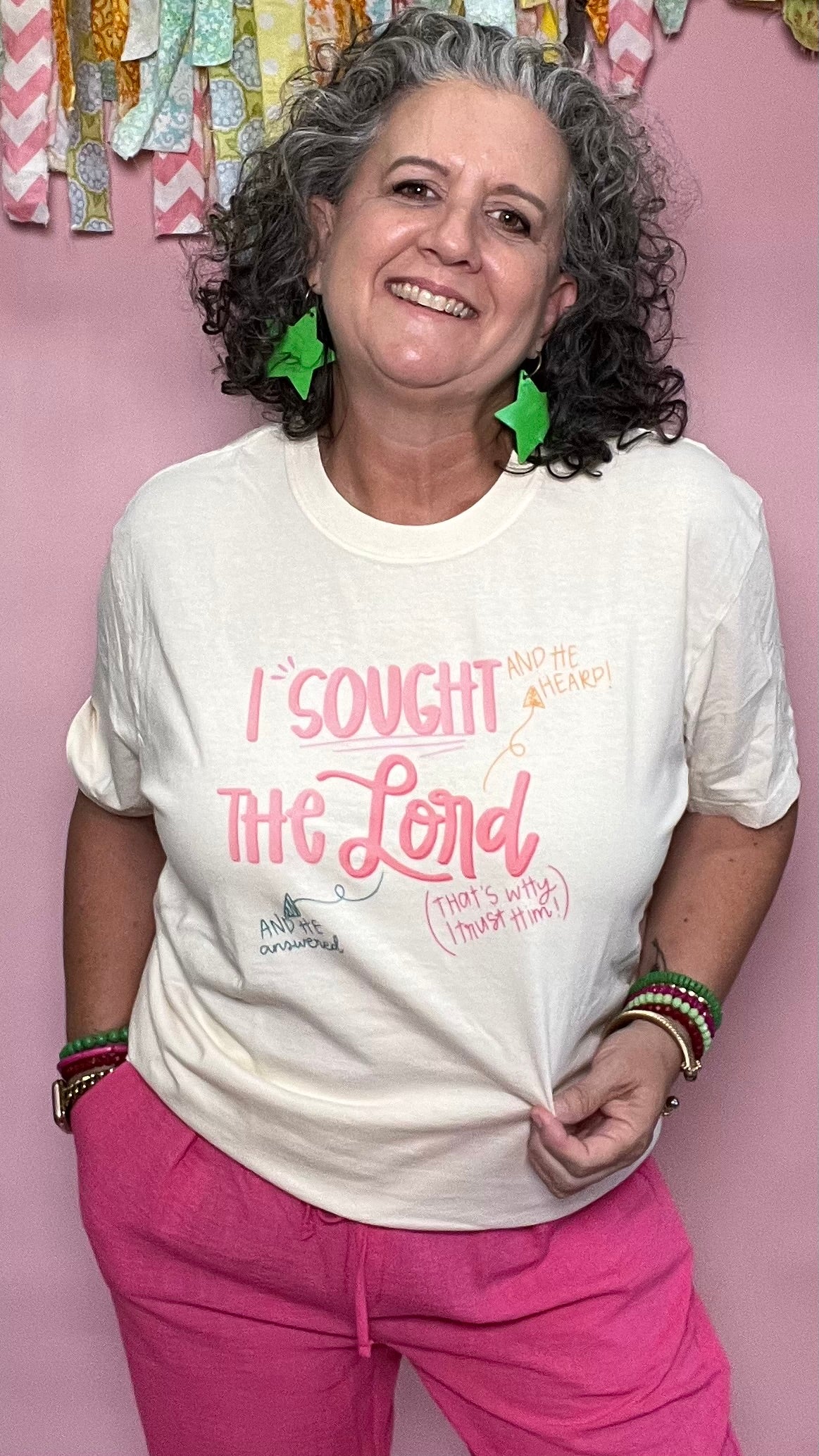 faith44 I Sought the Lord t-shirt-top-Broken Boutique-Palestine-TX