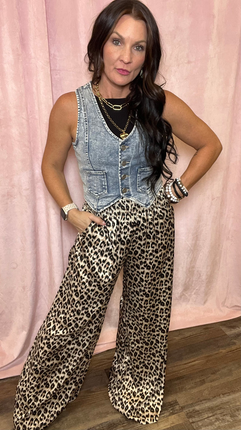 Up Town Chic Leopard Pants