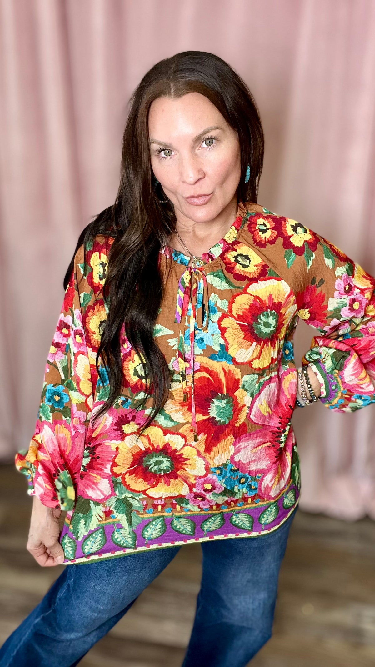 Fleur Frenzy Blouse