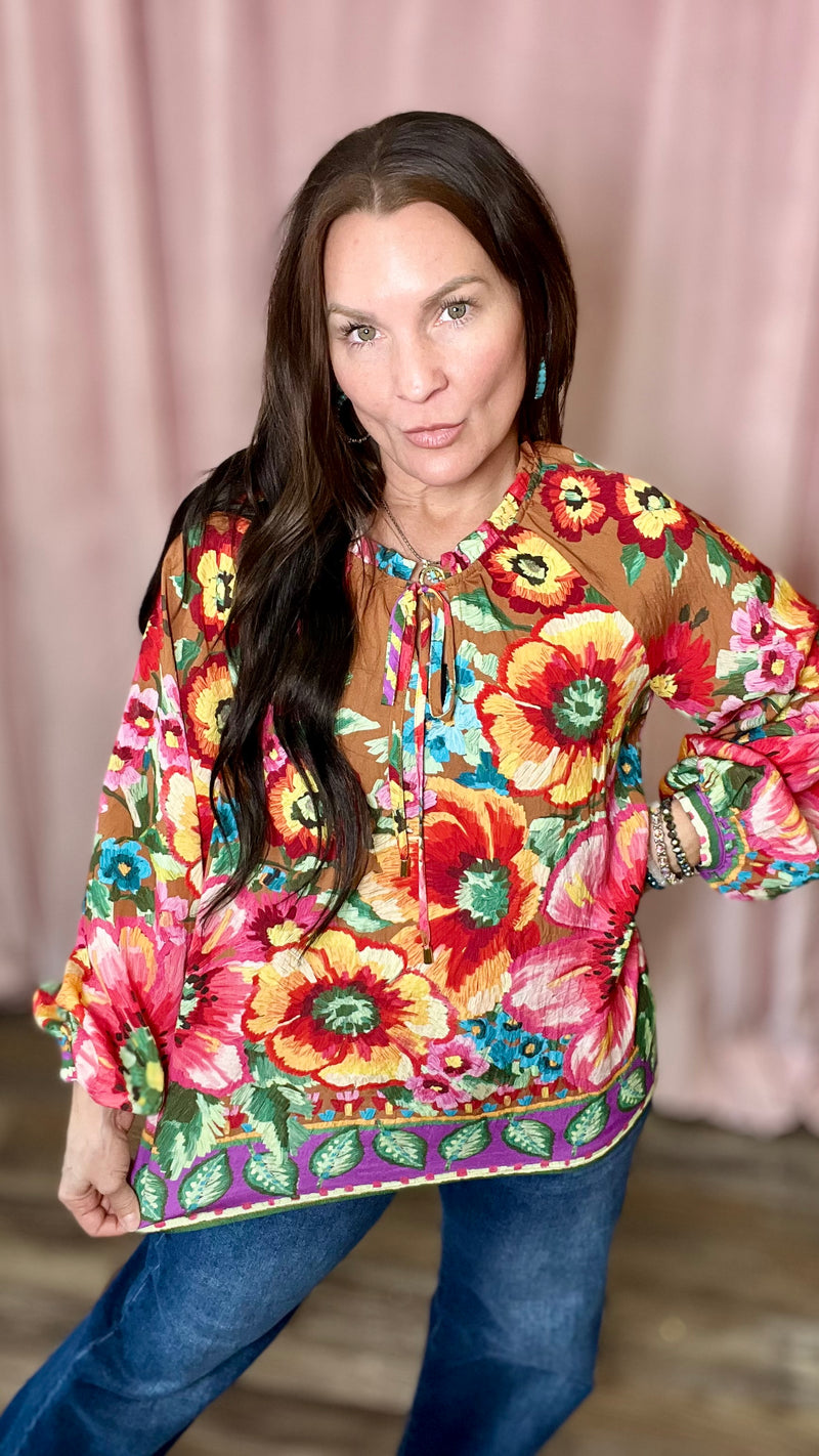 Fleur Frenzy Blouse
