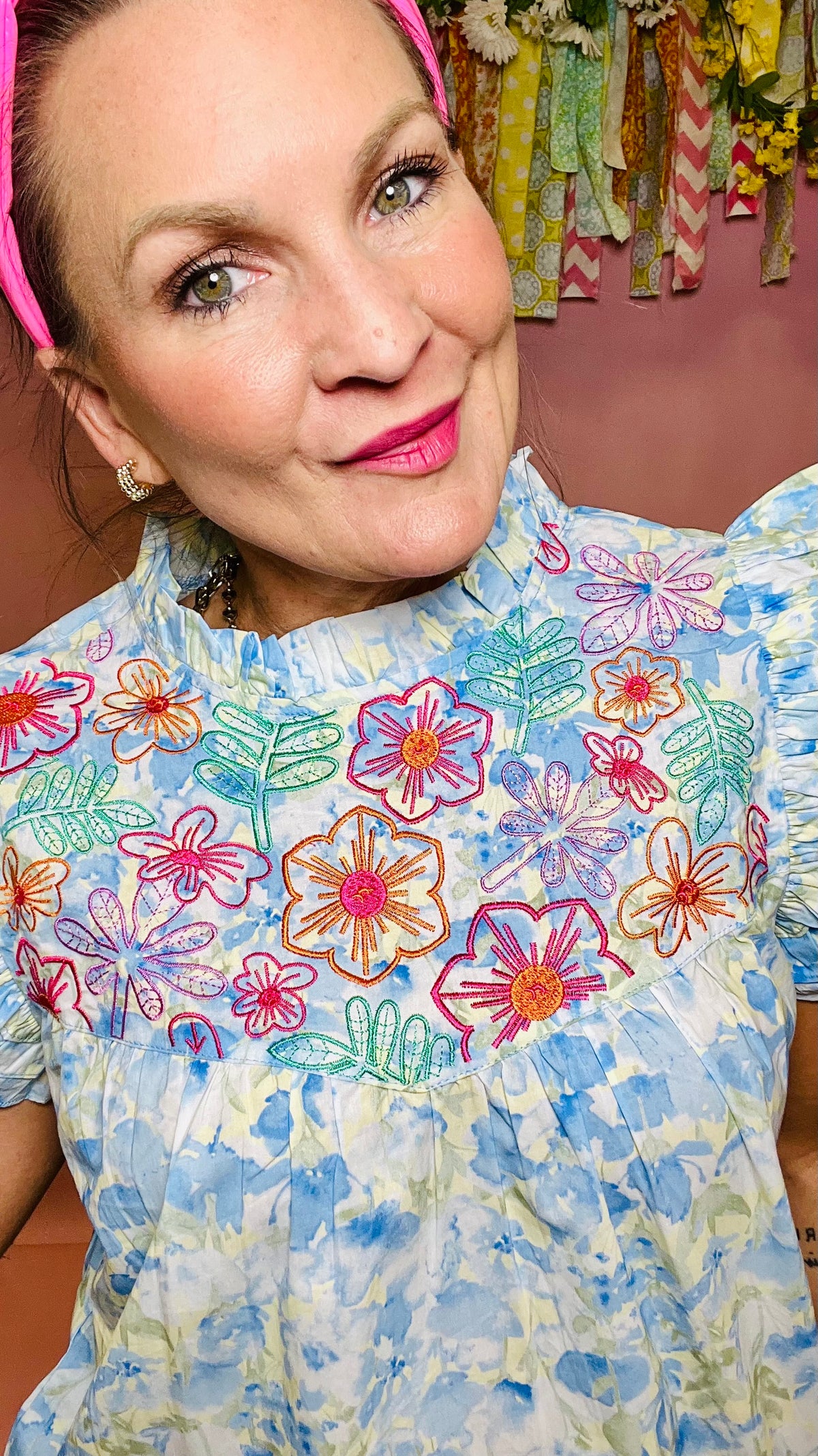 Sunday Bloom Top-Blouses-Broken Boutique-Palestine-TX