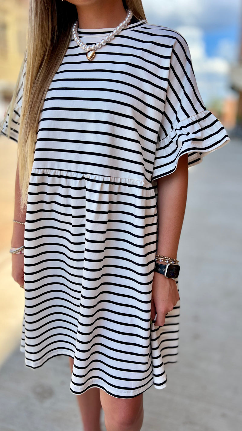 Savannah Stripe Swing Dress