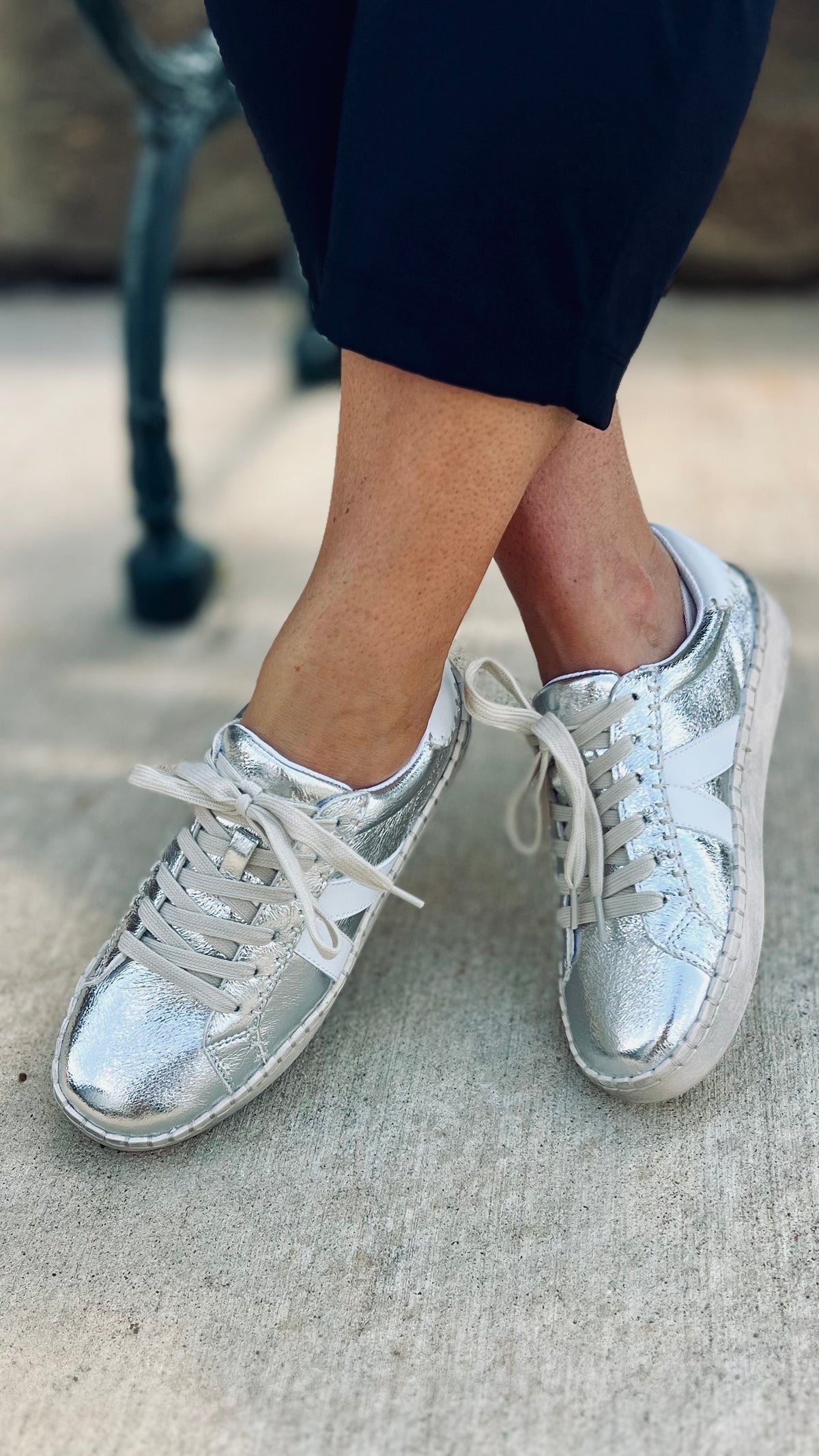 Friend Zone Metallic Sneakers