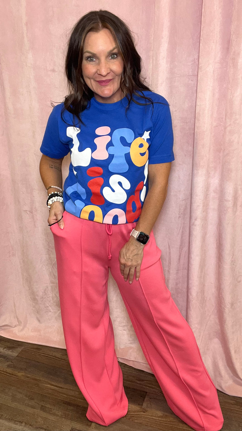 The Dreamy Taffy Pink Day Pants