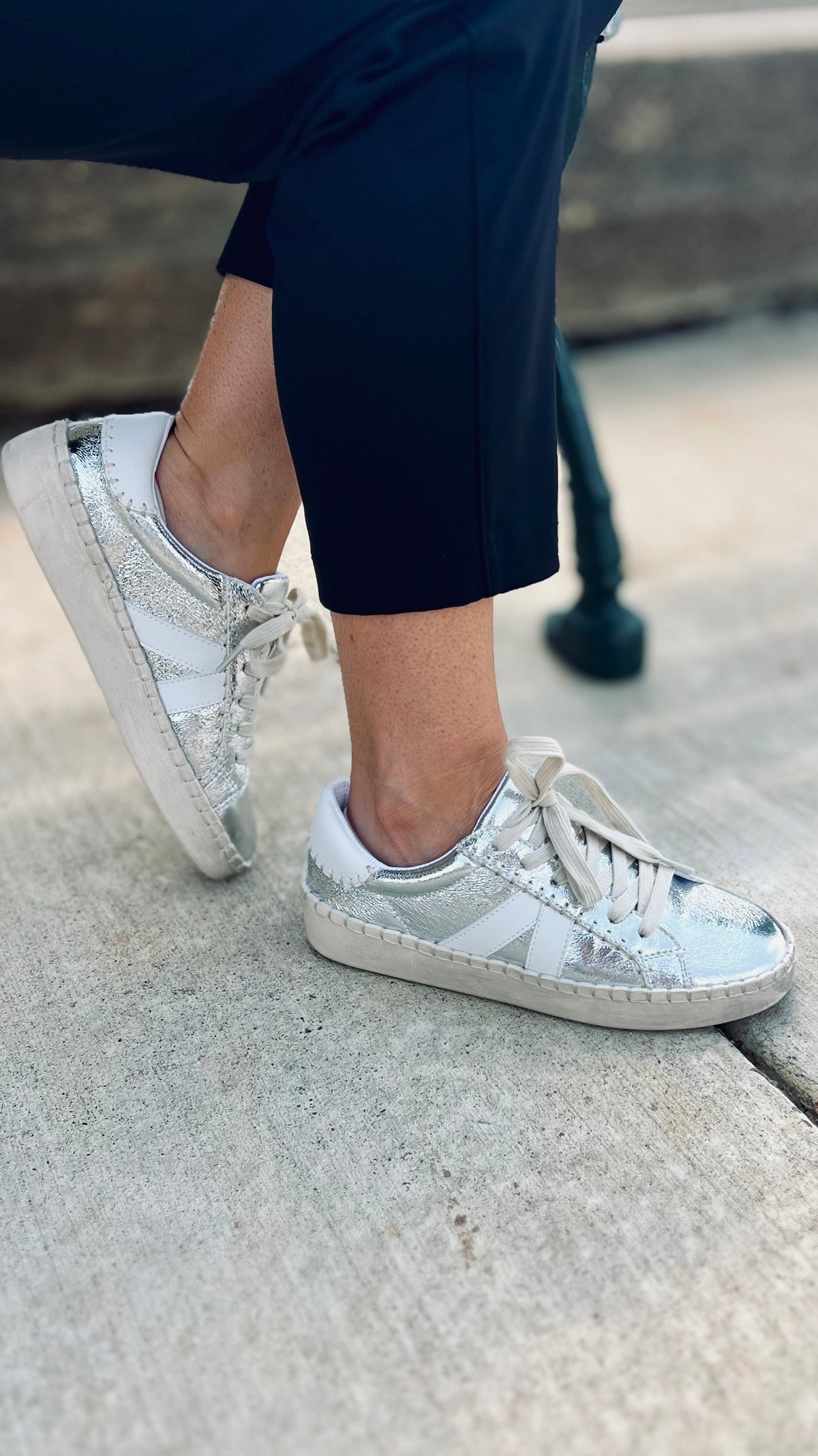 Friend Zone Metallic Sneakers