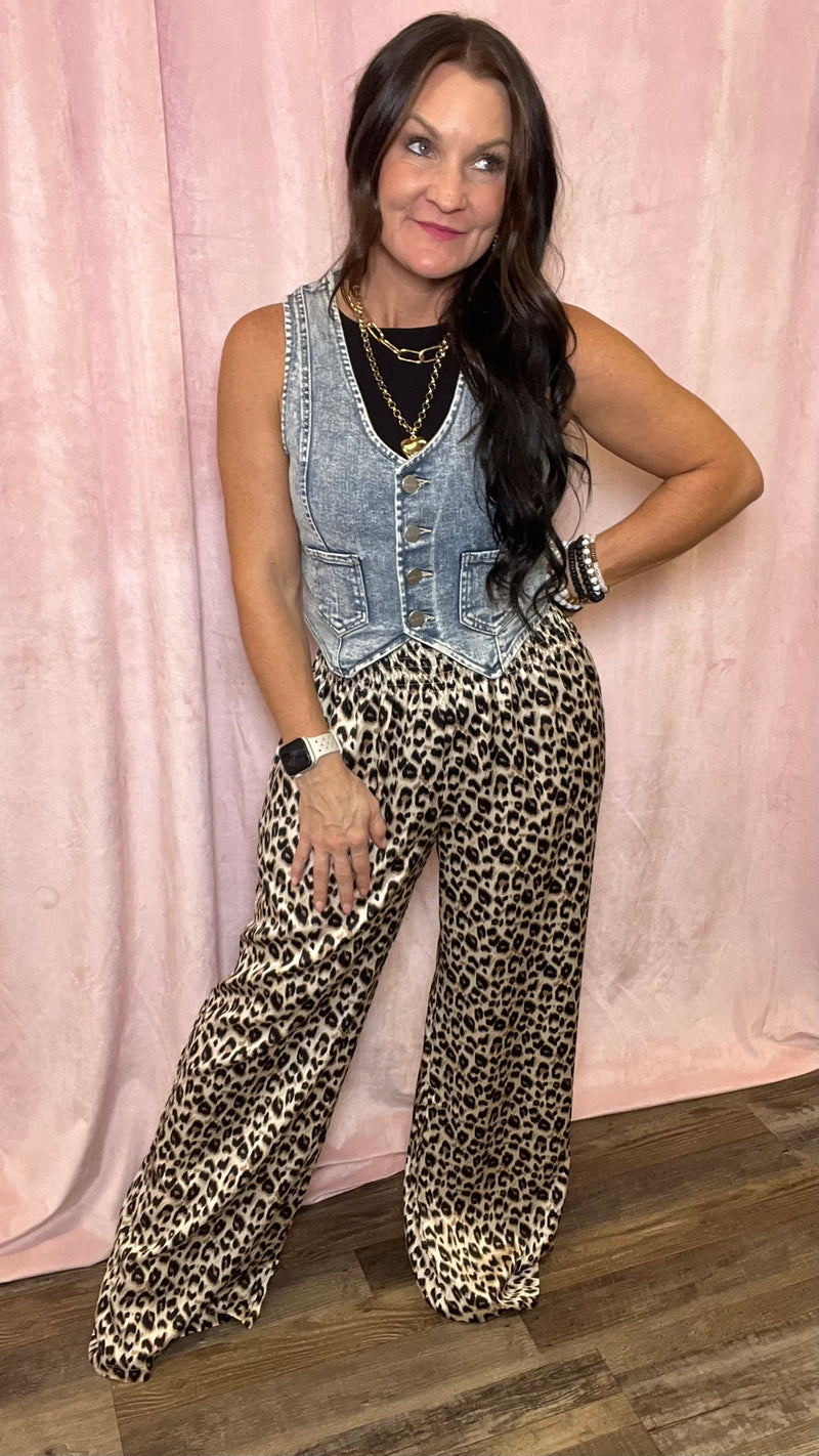 Up Town Chic Leopard Pants