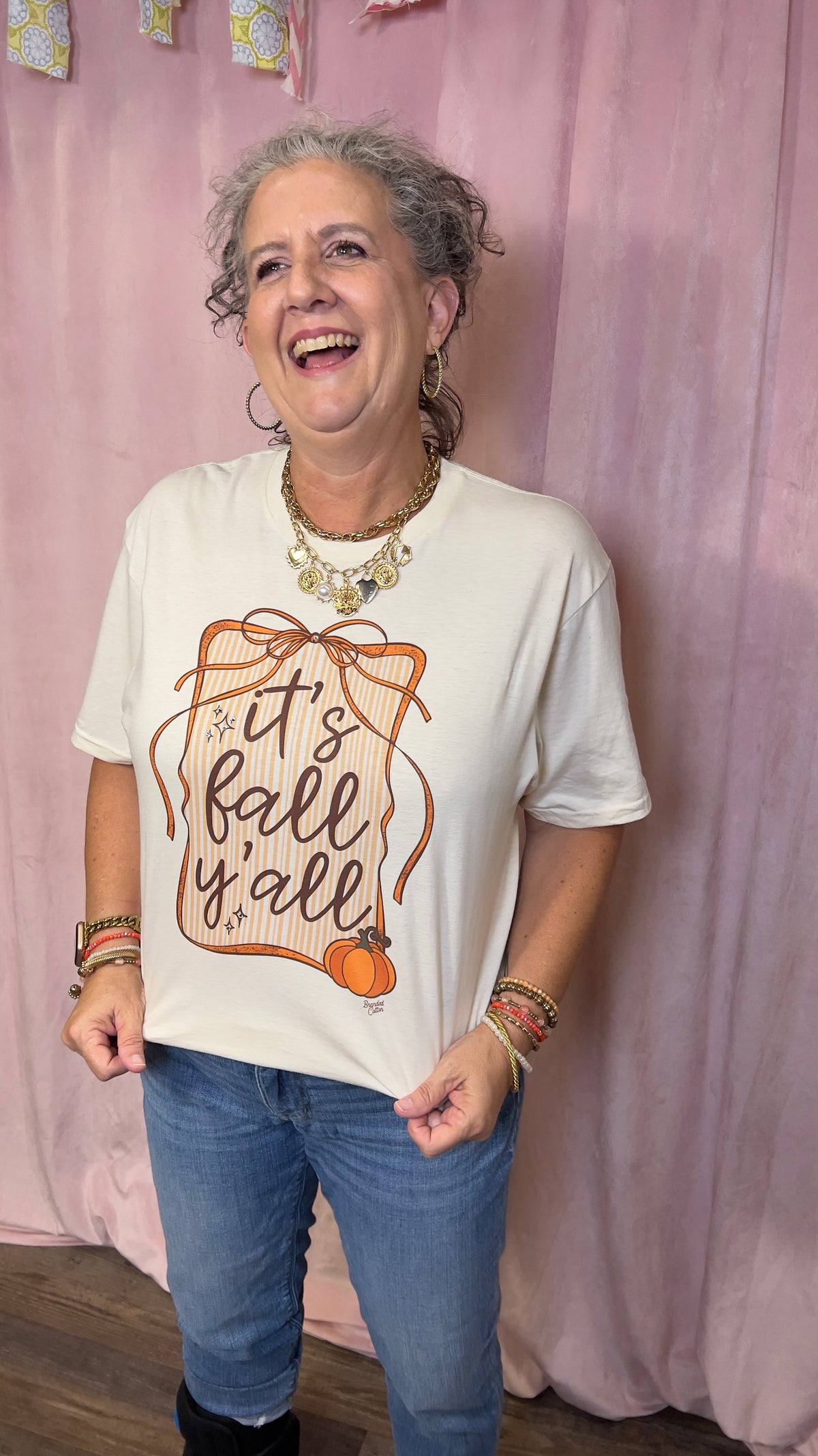 It's Fall Y'all Tee-Graphic Tees-Broken Boutique