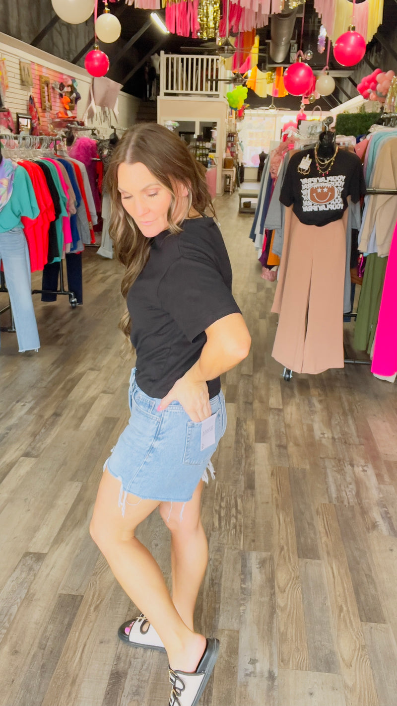 5-1996 Jodi Denim Shorts-denim shorts-Broken Boutique-Palestine-TX