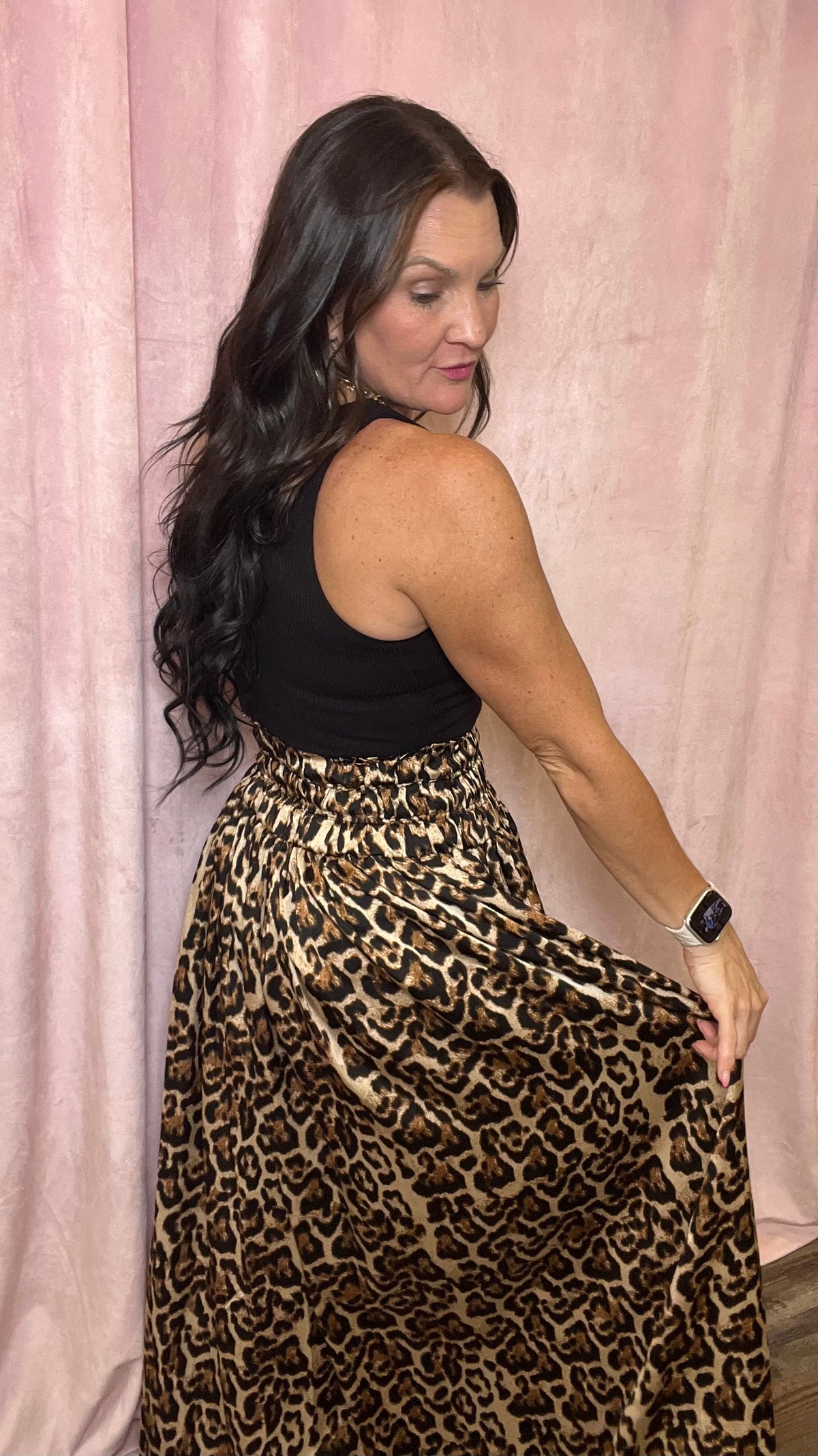 Fierce & Flirty Leopard Skirt