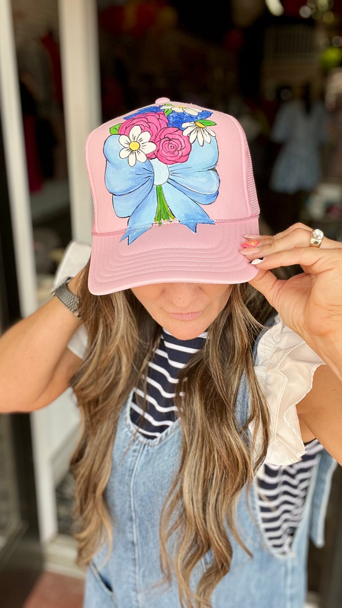 Bow and Bloom Trucker-Accessories-Broken Boutique