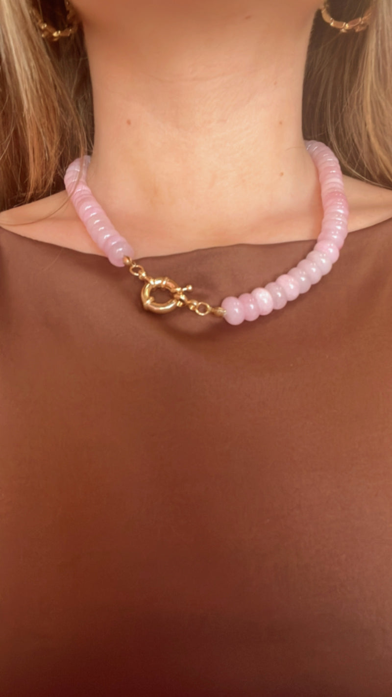 Gemstone Glow Necklace-Accessories-Broken Boutique
