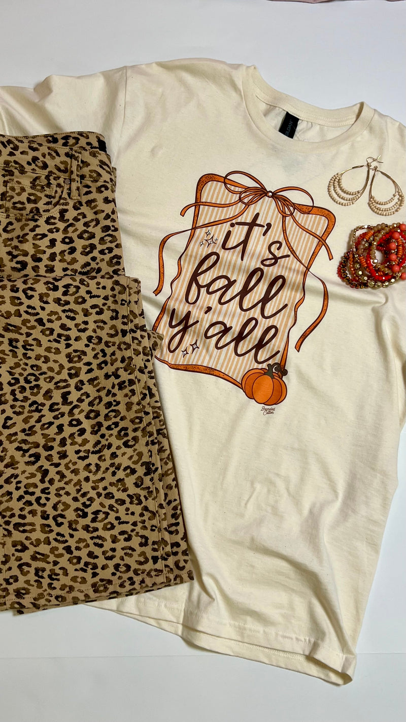 It's Fall Y'all Tee-Graphic Tees-Broken Boutique