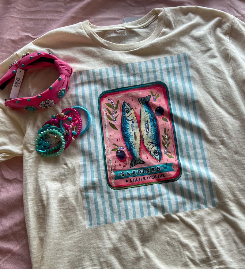 060925 Southern Sardine tee-top-Broken Boutique-Palestine-TX
