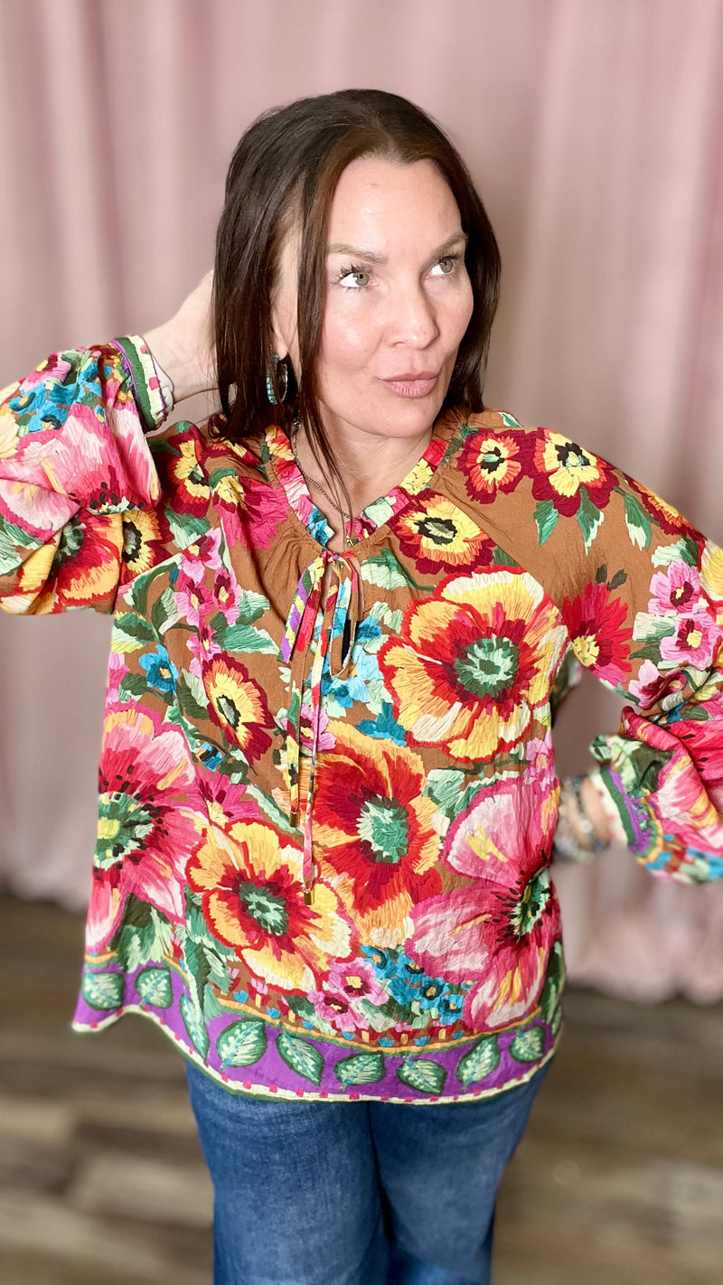 Fleur Frenzy Blouse