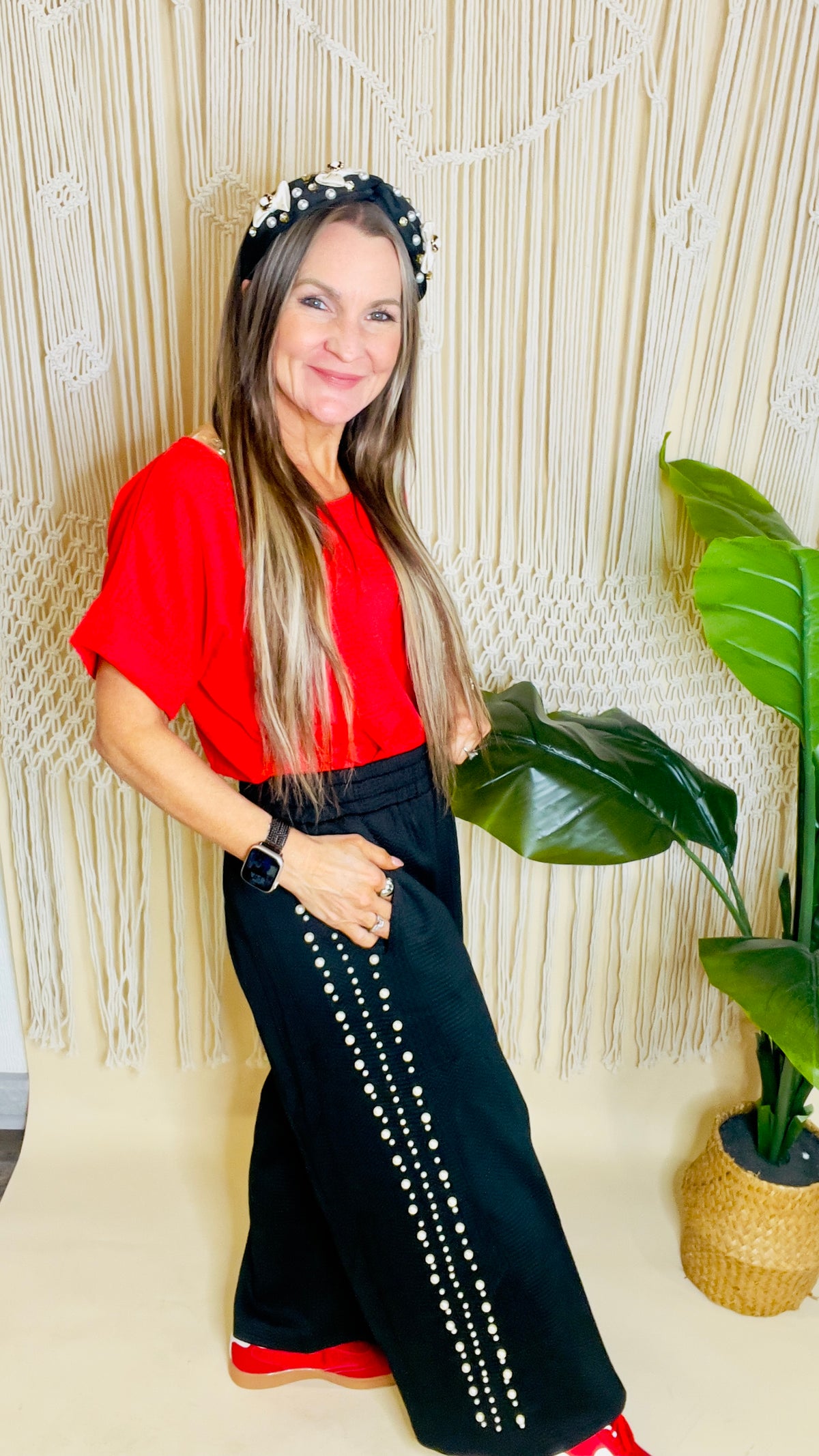 1-8793 Black Pearl Crop Pants-Crop Pants-Broken Boutique-Palestine-TX