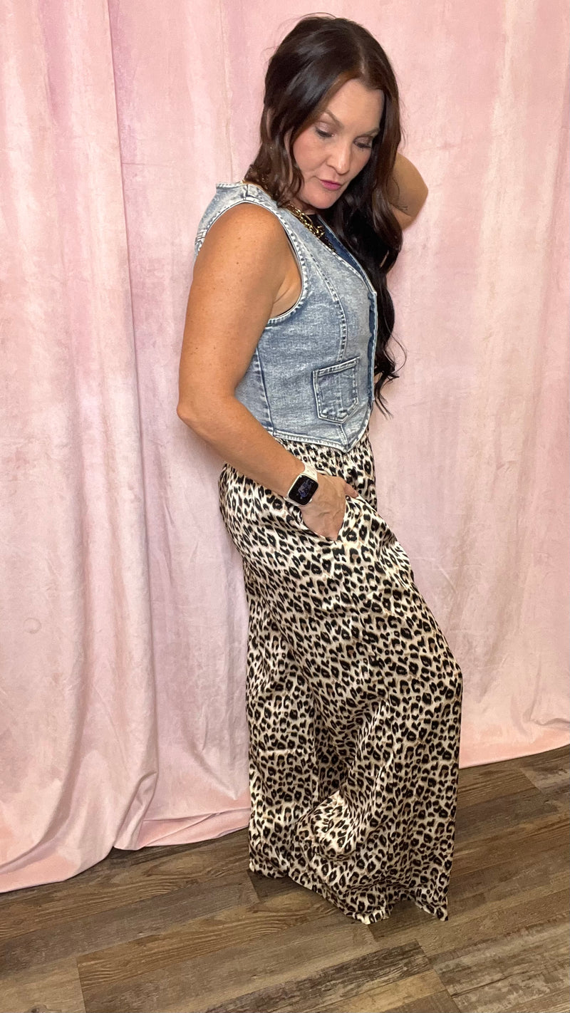 Up Town Chic Leopard Pants