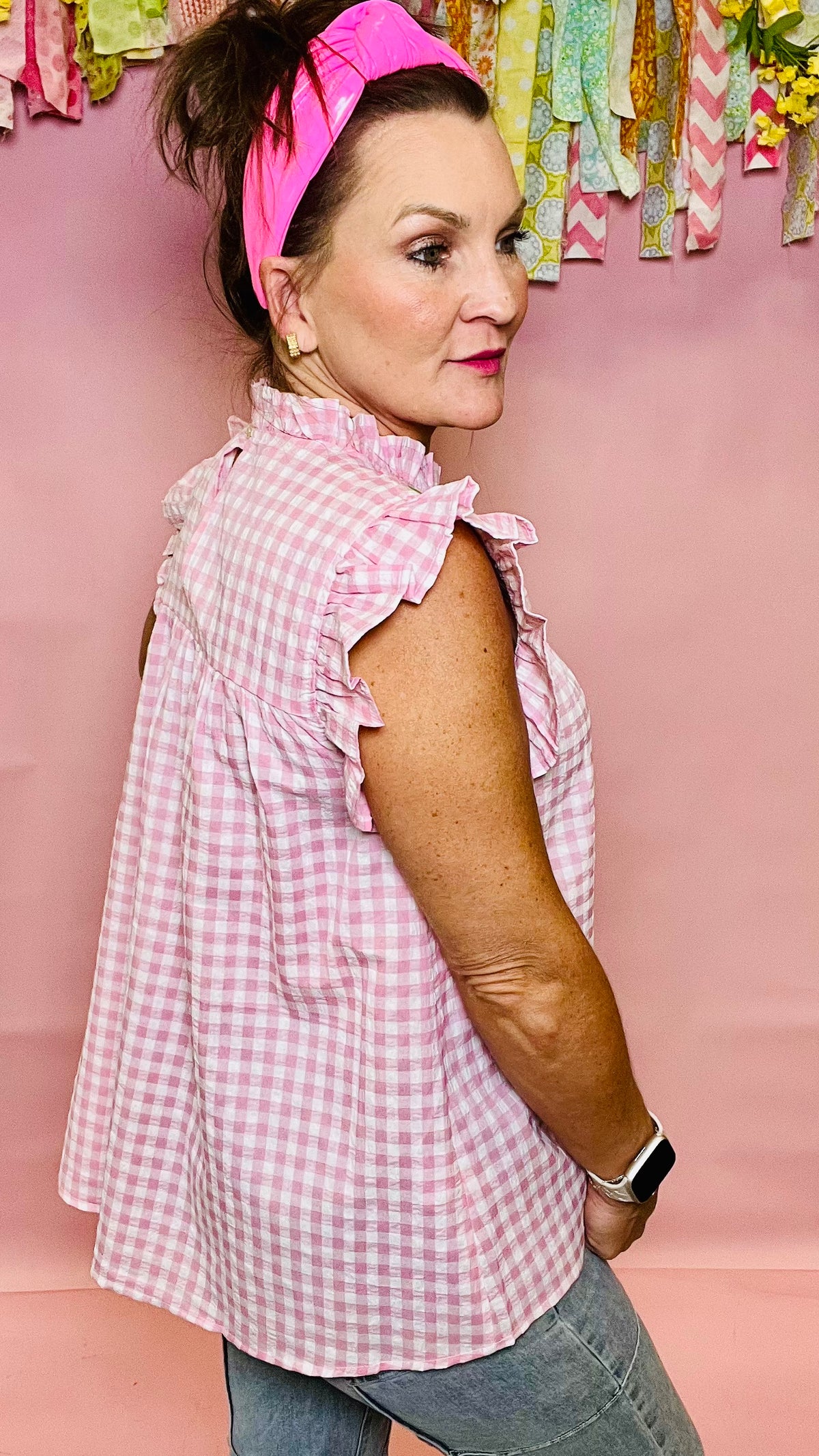 Blushing Ivy Pink Top-Top-Broken Boutique-Palestine-TX