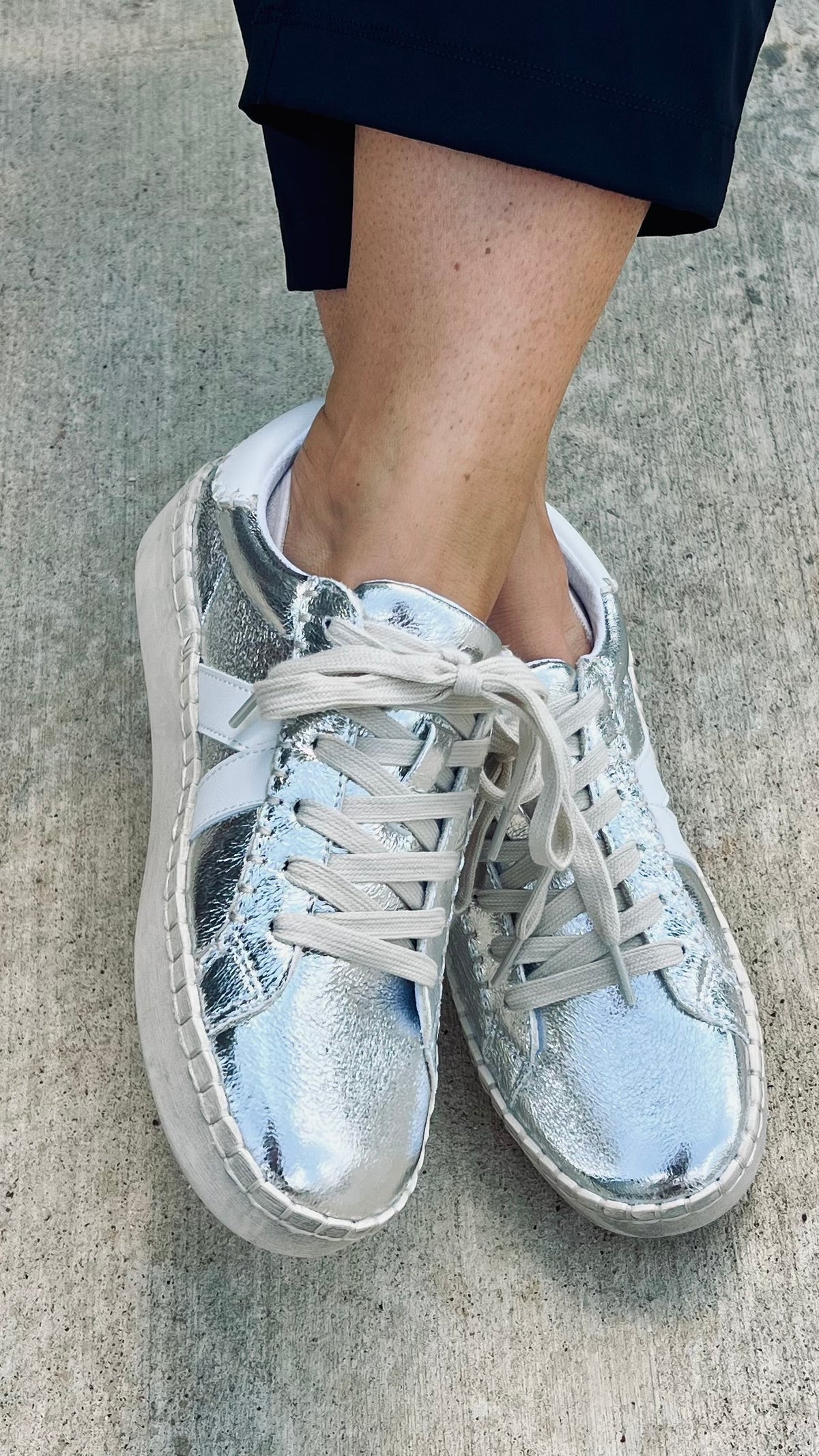 Friend Zone Metallic Sneakers