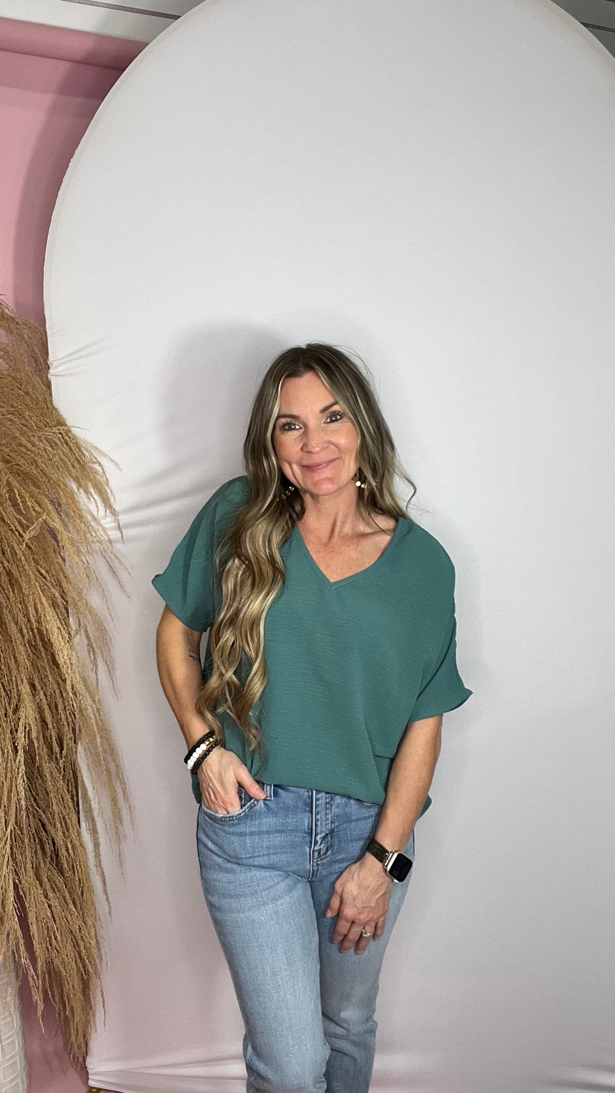 4561 Forest Ruth Top-Blouses-Broken Boutique-Palestine-TX