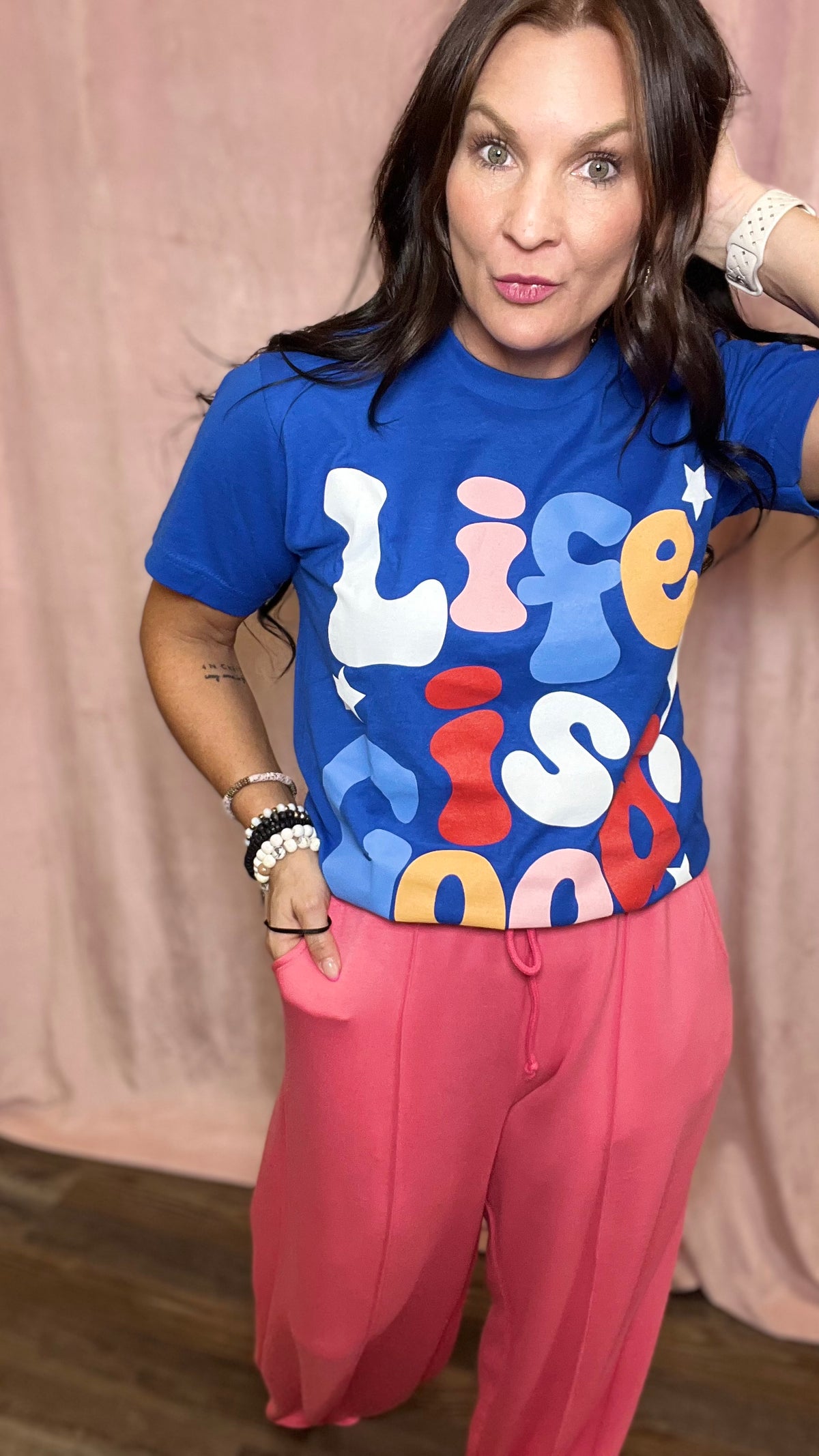 The Dreamy Taffy Pink Day Pants