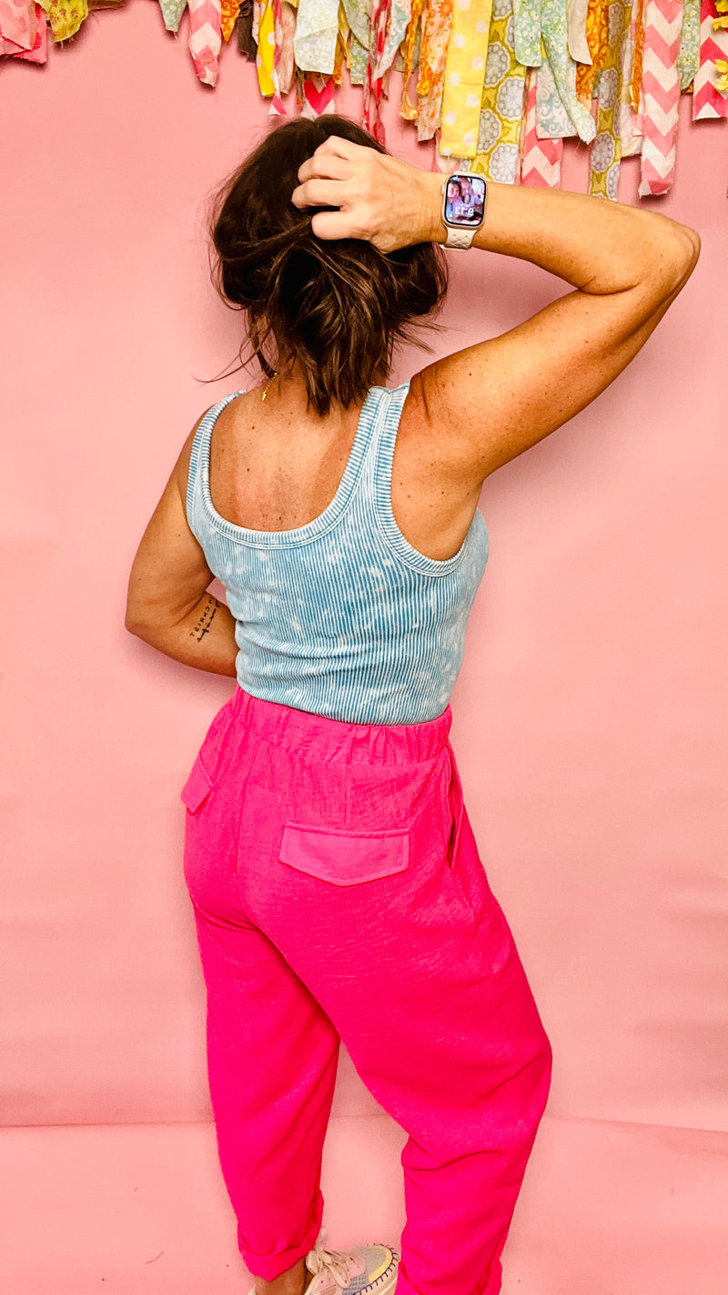 Ice Blue Tank Top-sleeveless-Broken Boutique-Palestine-TX