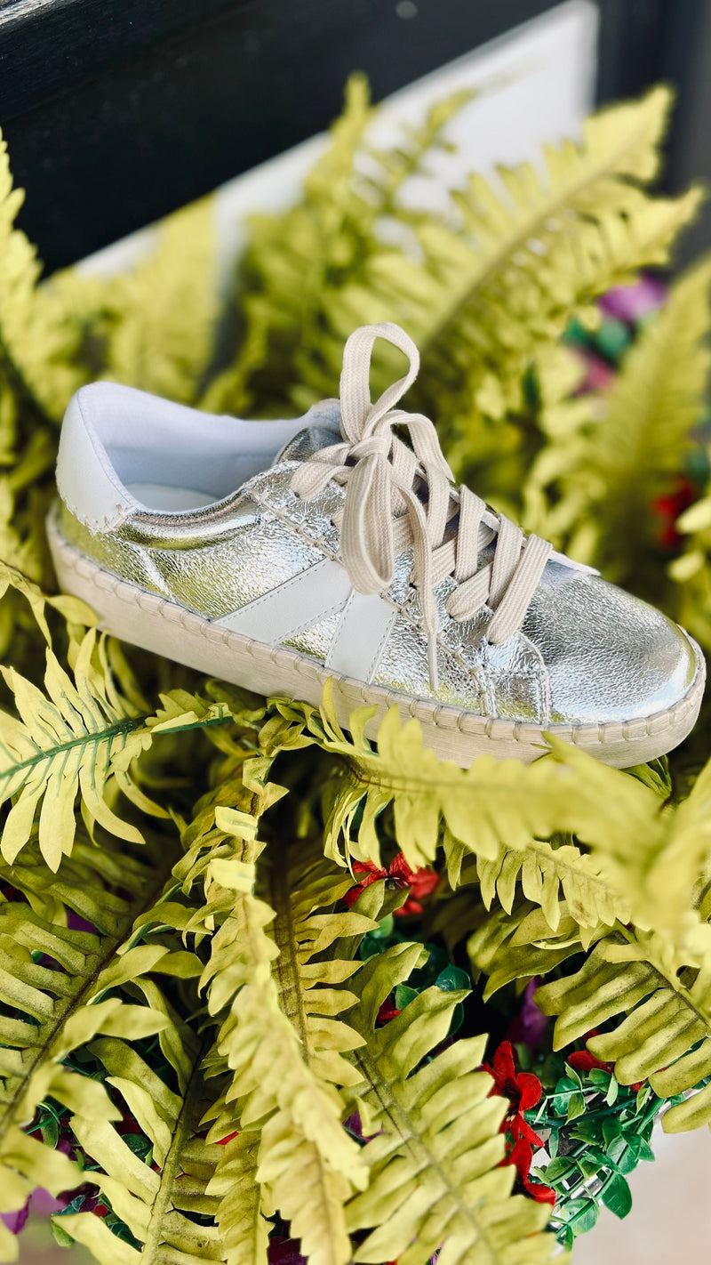 Friend Zone Metallic Sneakers