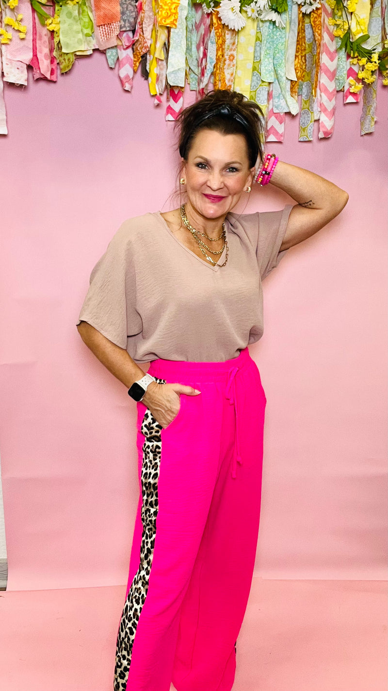 Prowl Pants in Hot Pink-Bottoms-Broken Boutique-Palestine-TX