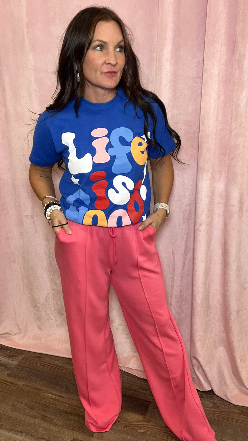 The Dreamy Taffy Pink Day Pants