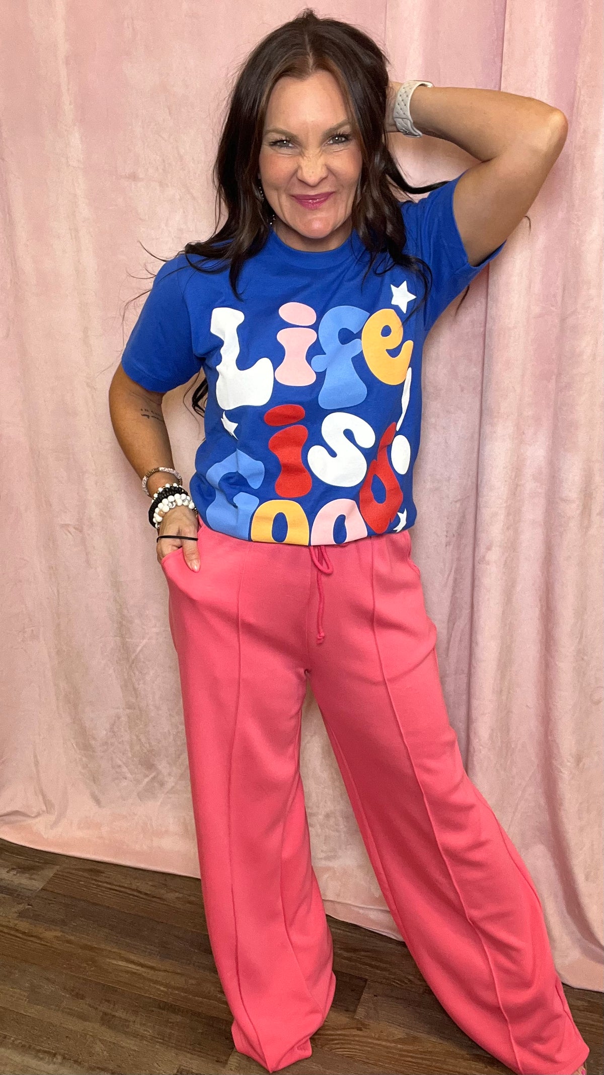 The Dreamy Taffy Pink Day Pants